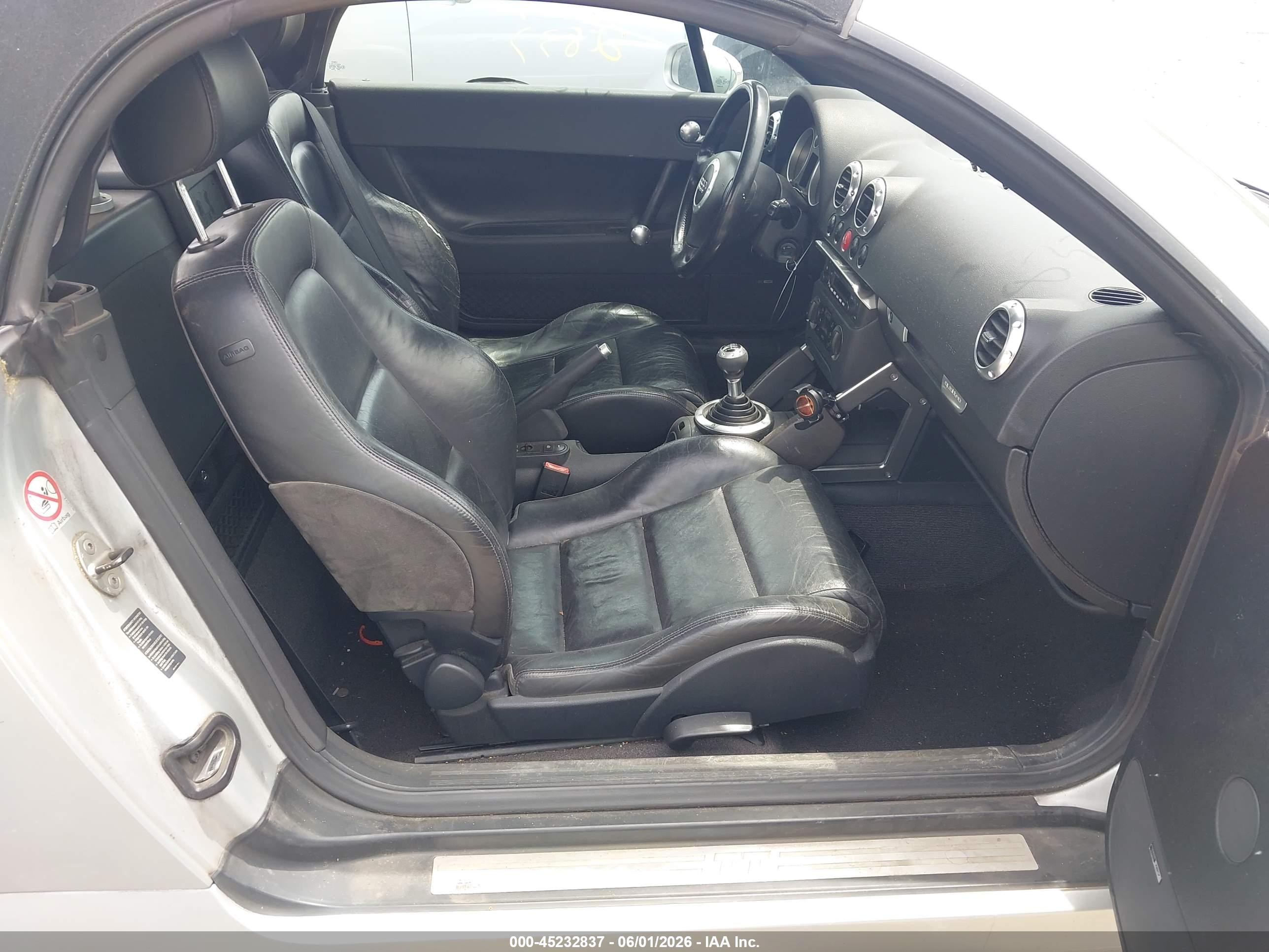 2004 Audi Tt 1.8l Silver vin: TRUUT28N641003396