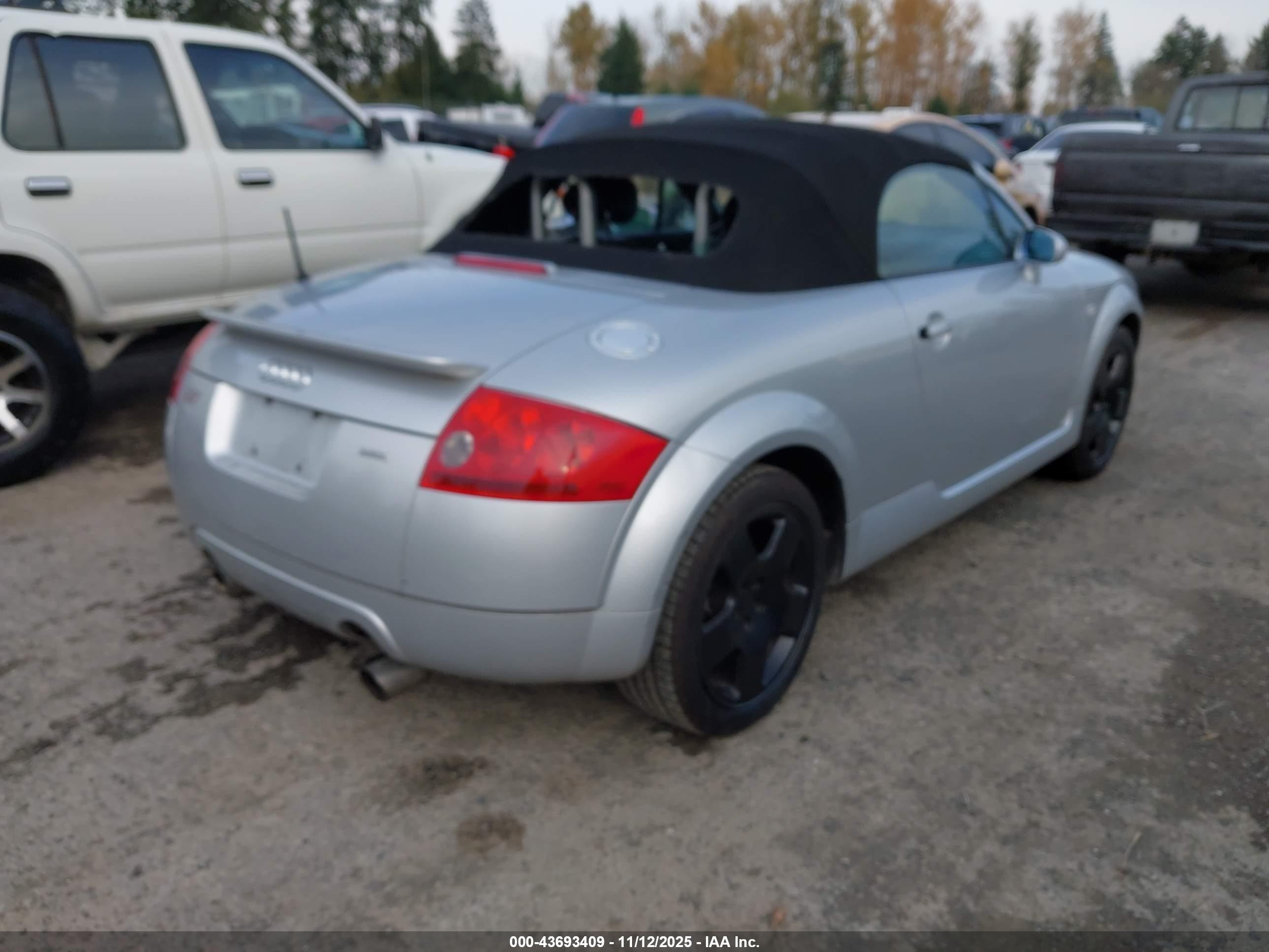2001 Audi Tt   Gray vin: TRUUT28N711045507