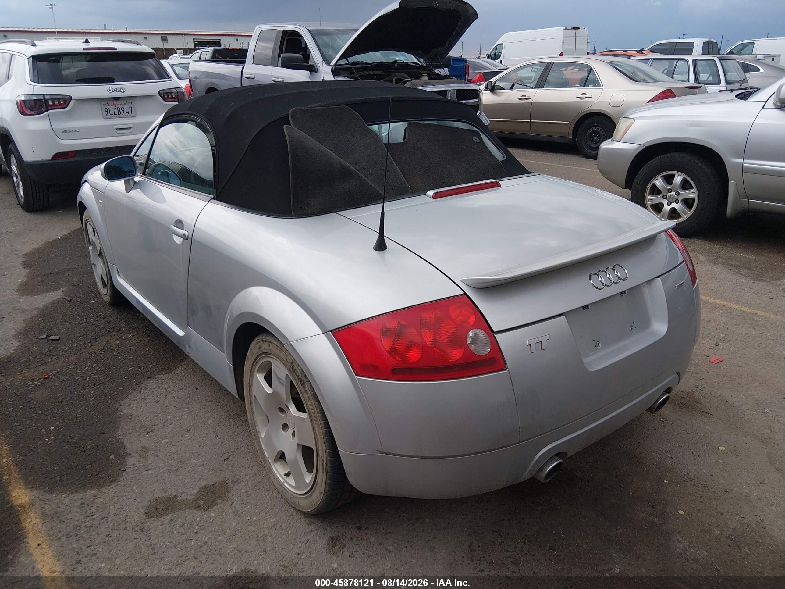 2002 Audi Tt 1.8l Gray vin: TRUUT28N721013612