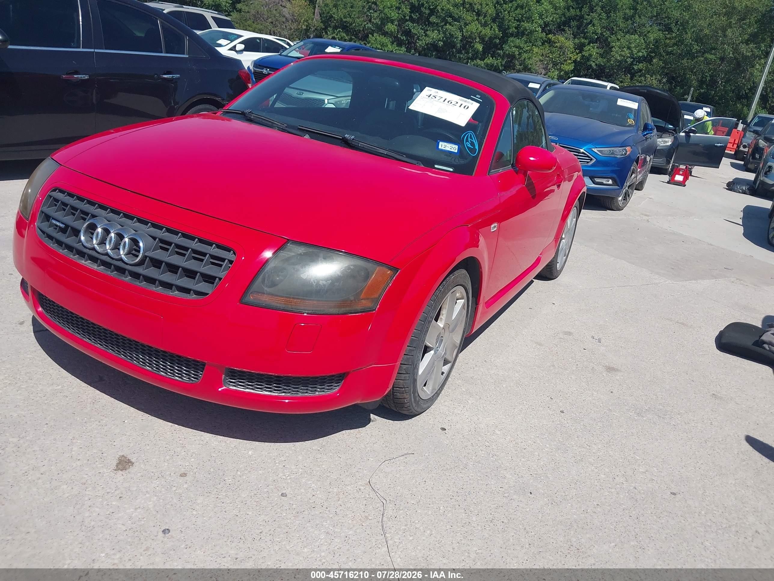 2006 Audi Tt 1.8l Red vin: TRUUT28N761009646