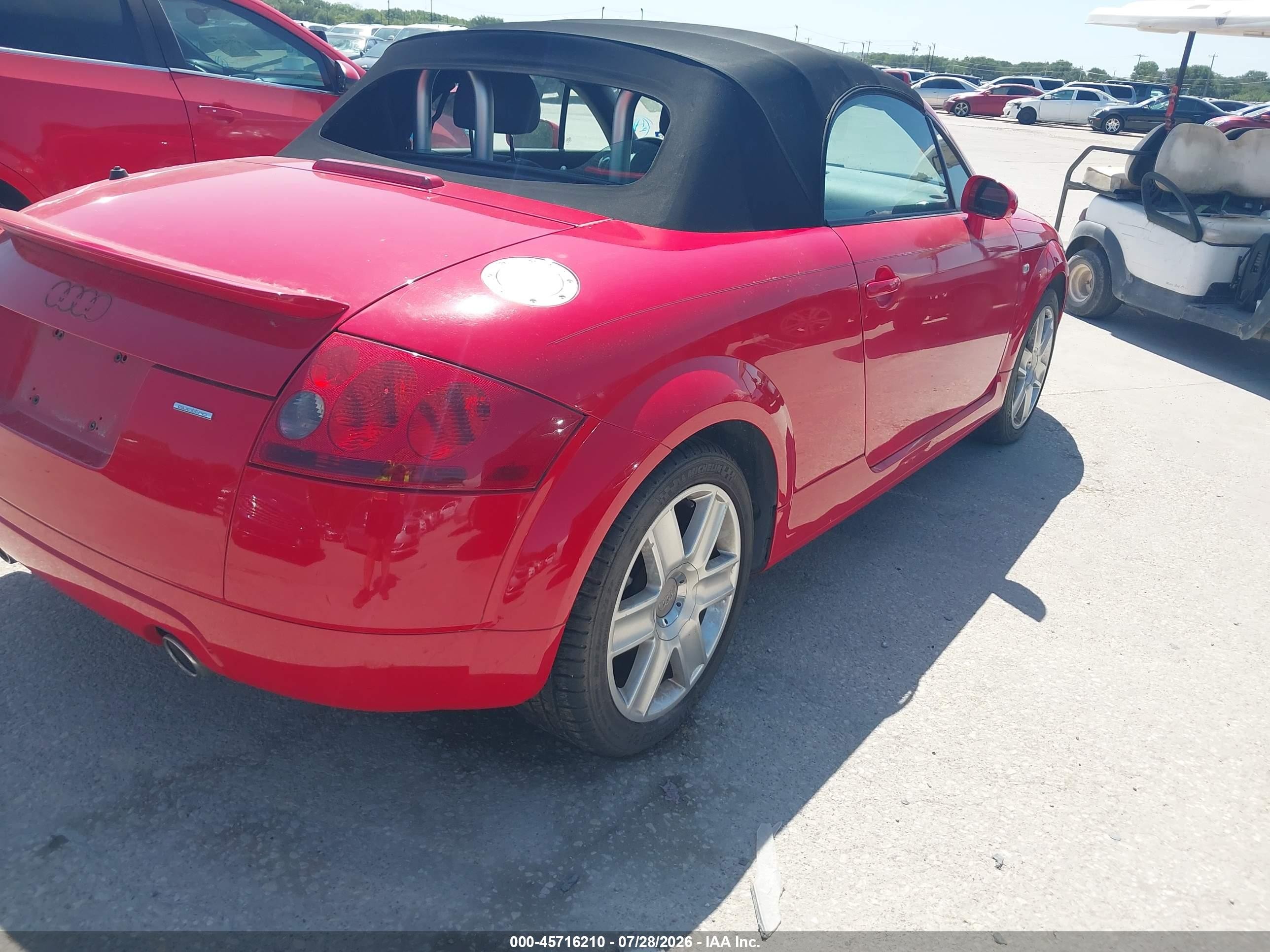 2006 Audi Tt 1.8l Red vin: TRUUT28N761009646