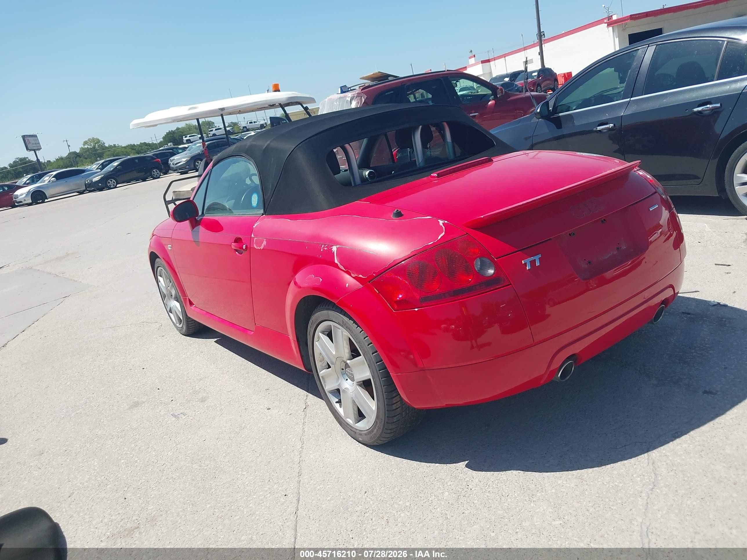 2006 Audi Tt 1.8l Red vin: TRUUT28N761009646