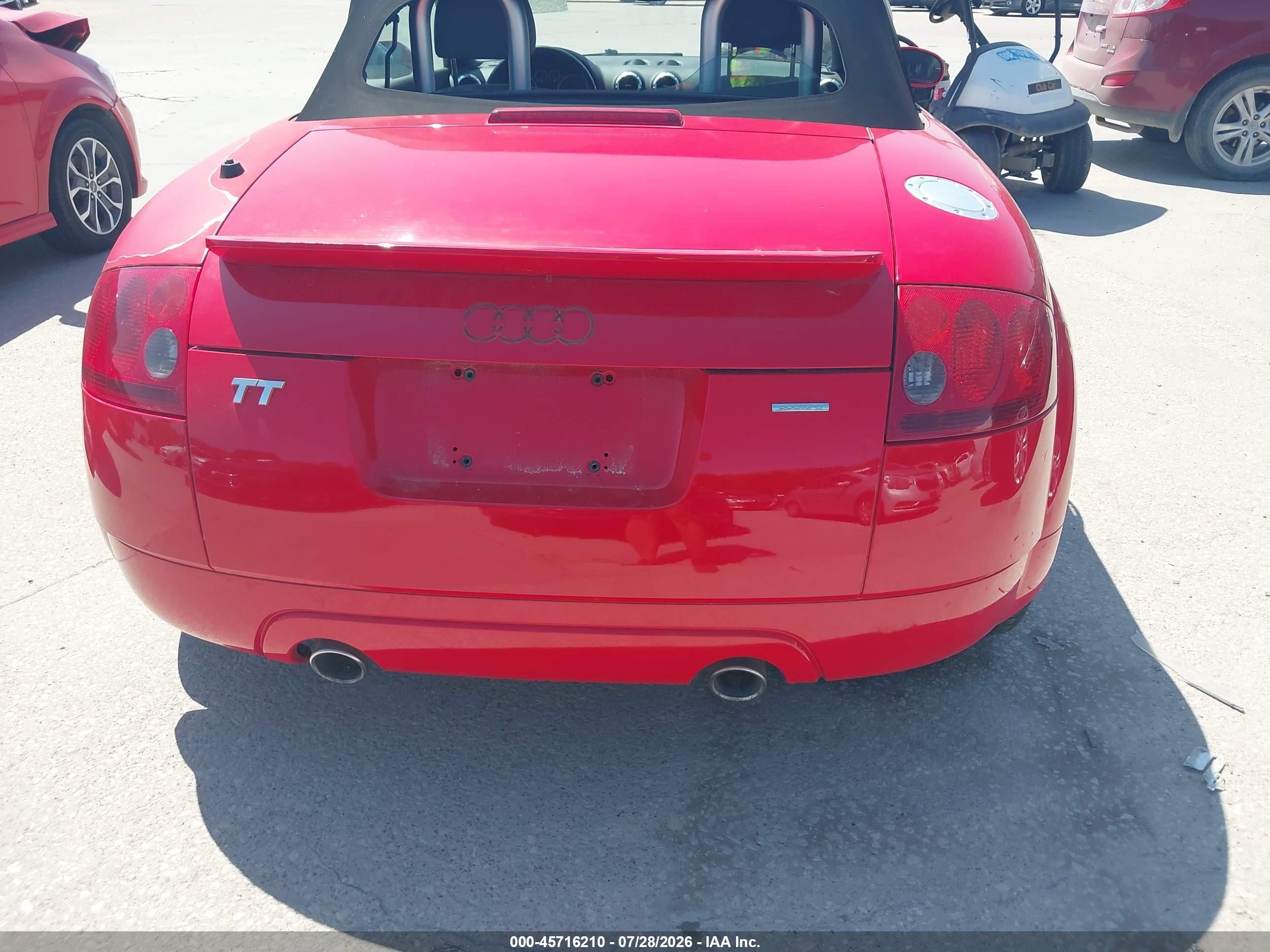 2006 Audi Tt 1.8l Red vin: TRUUT28N761009646
