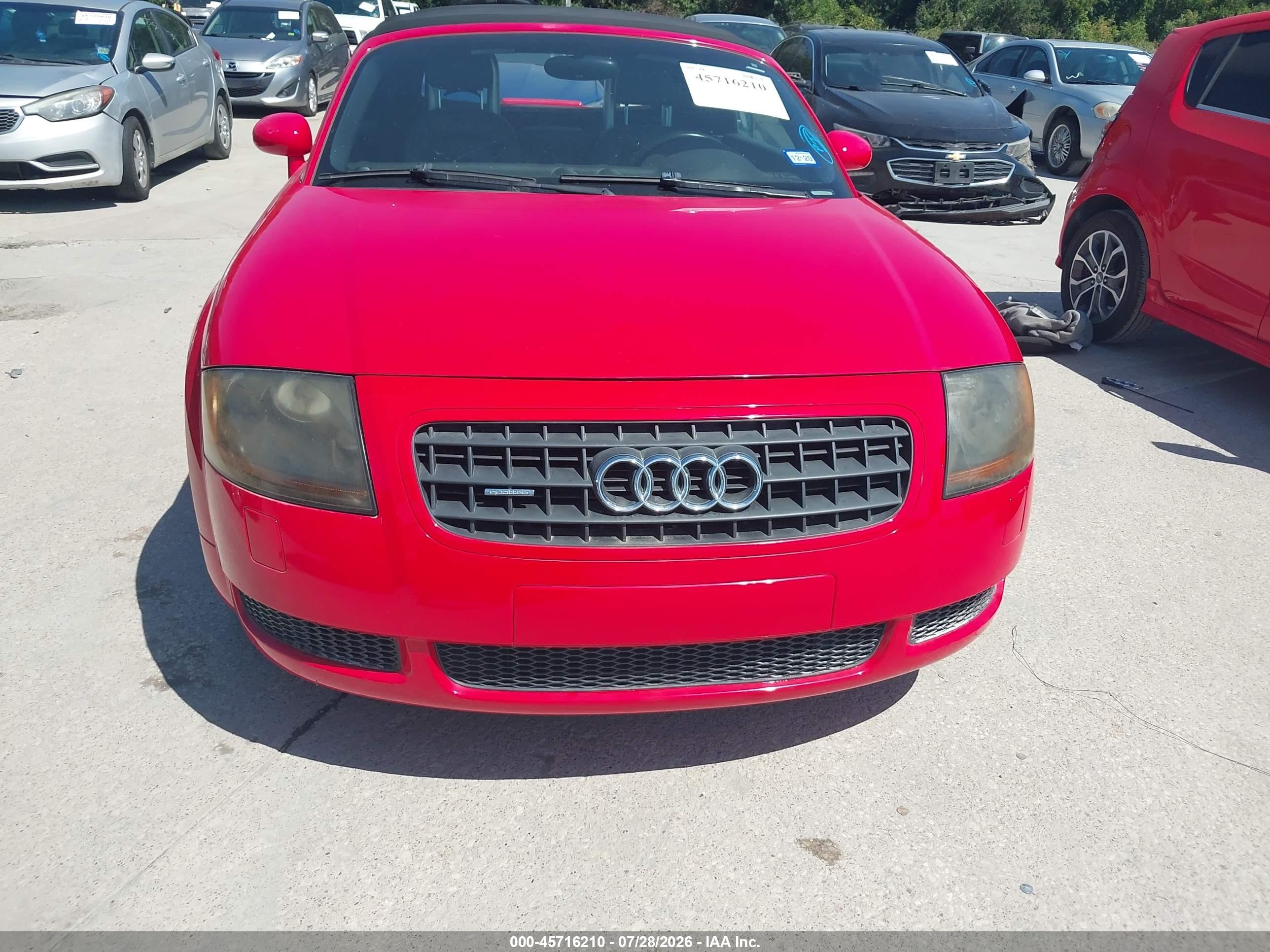 2006 Audi Tt 1.8l Red vin: TRUUT28N761009646