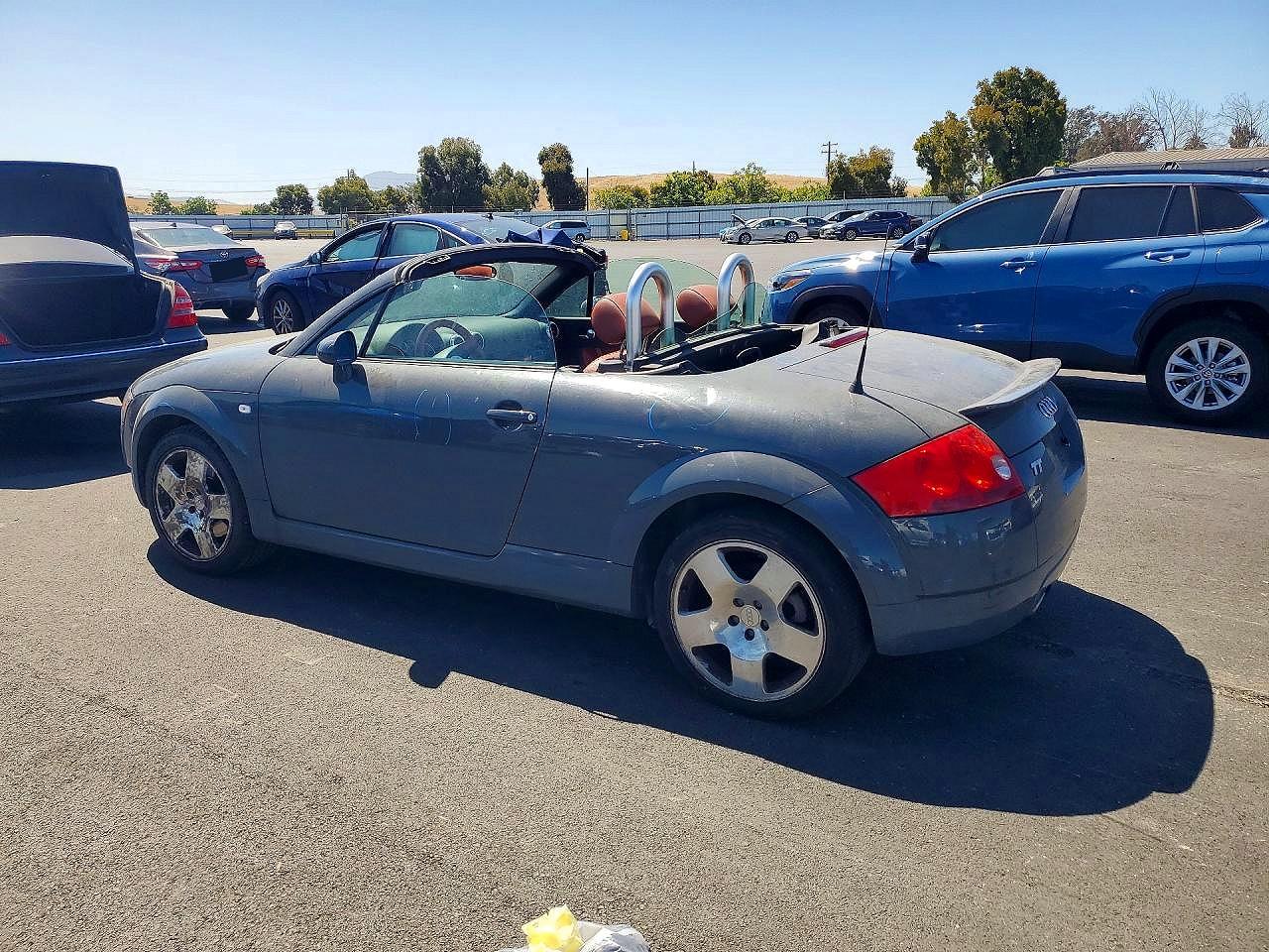 2001 Audi Tt Quattro Gray vin: TRUUT28NX11043329