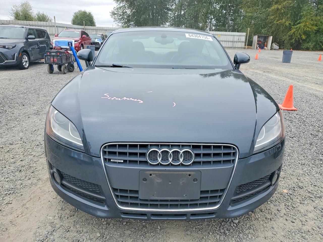 2009 Audi Tt Gray vin: TRUVF38J591006750
