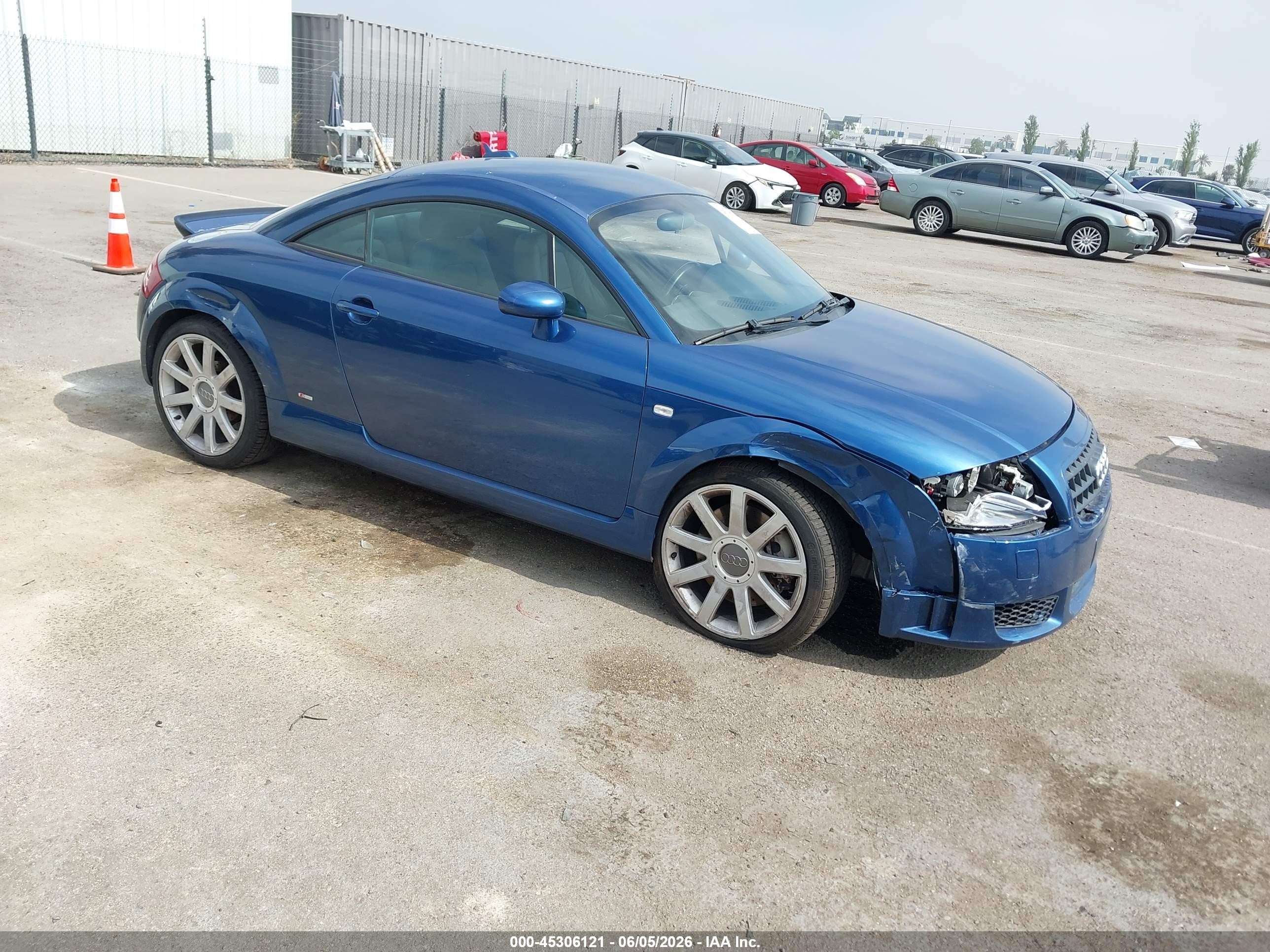 2005 Audi Tt 3.2l Blue vin: TRUWF28N651001505