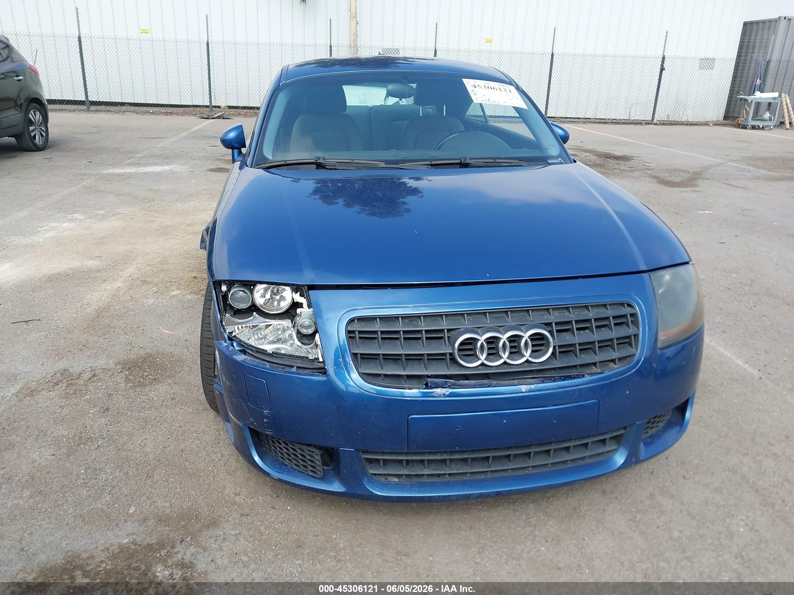2005 Audi Tt 3.2l Blue vin: TRUWF28N651001505