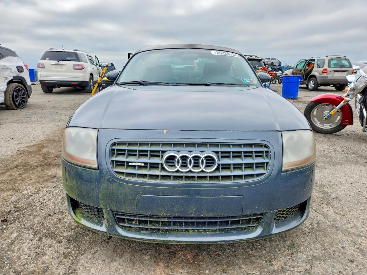 2004 Audi Tt 3.2 Quattro Gray vin: TRUWF28NX41007029
