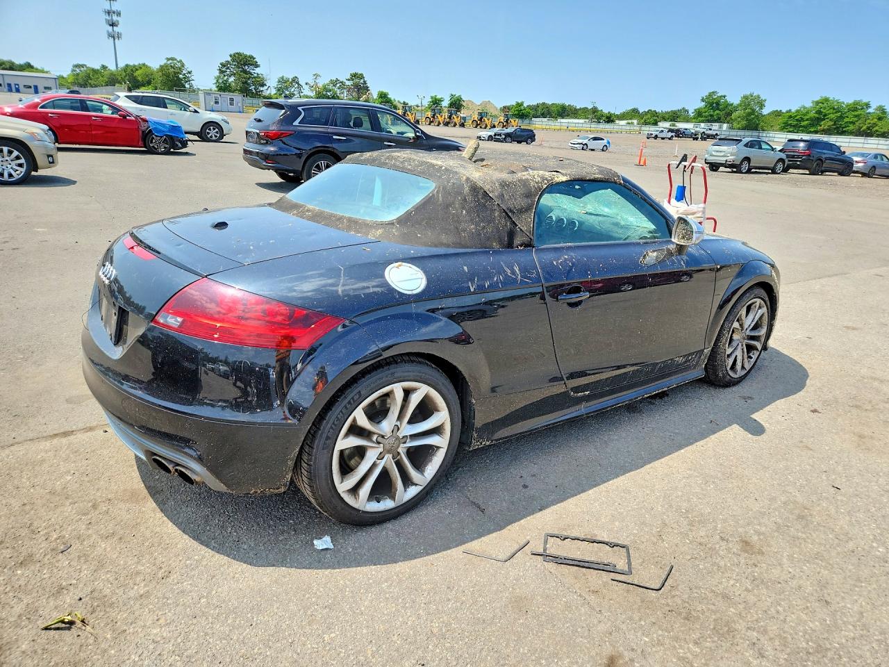 2009 Audi Tts Черный vin: TRUWF38J291023848