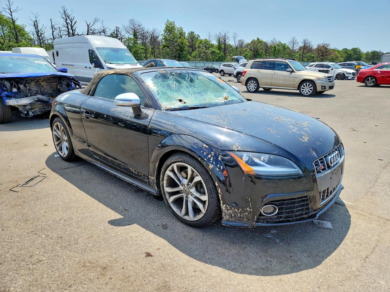 2009 Audi Tts Черный vin: TRUWF38J291023848