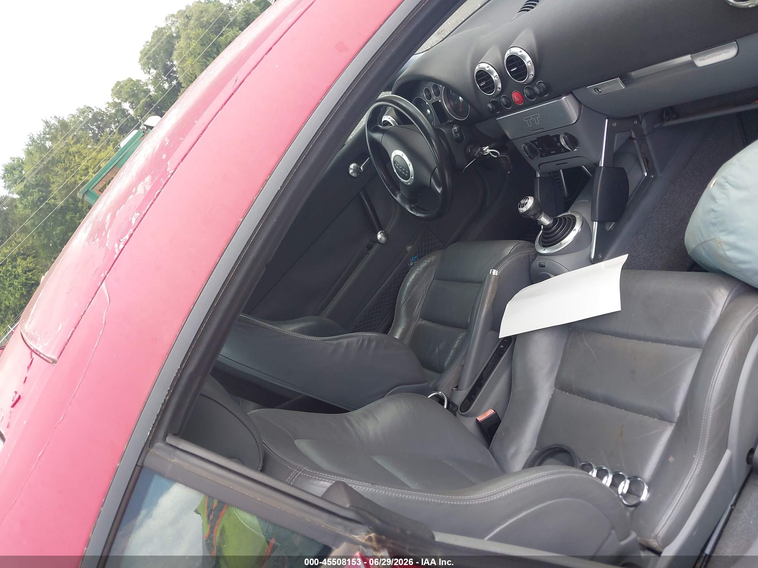2002 Audi Tt 1.8l Red vin: TRUWT28N021015212