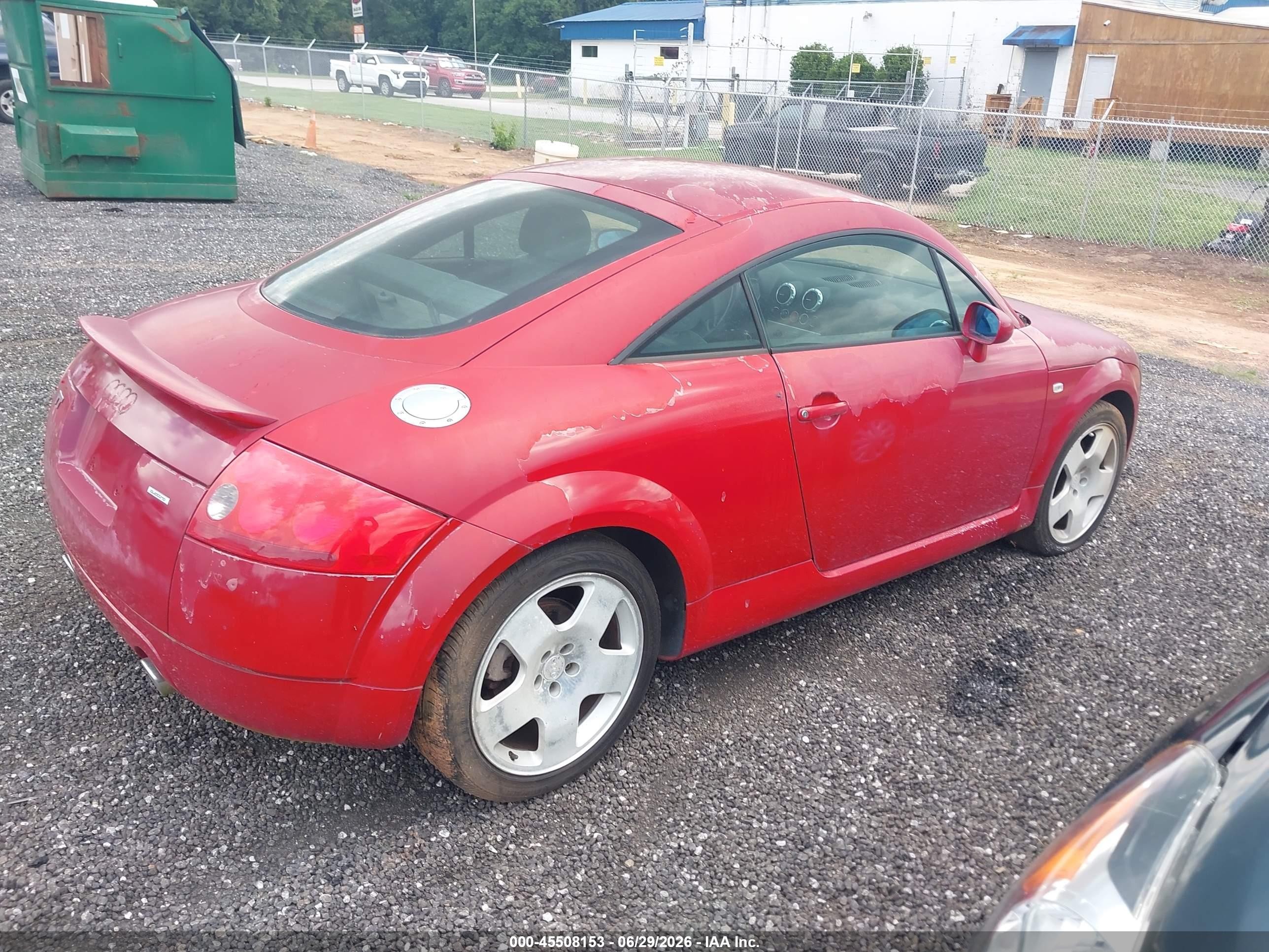 2002 Audi Tt 1.8l Red vin: TRUWT28N021015212