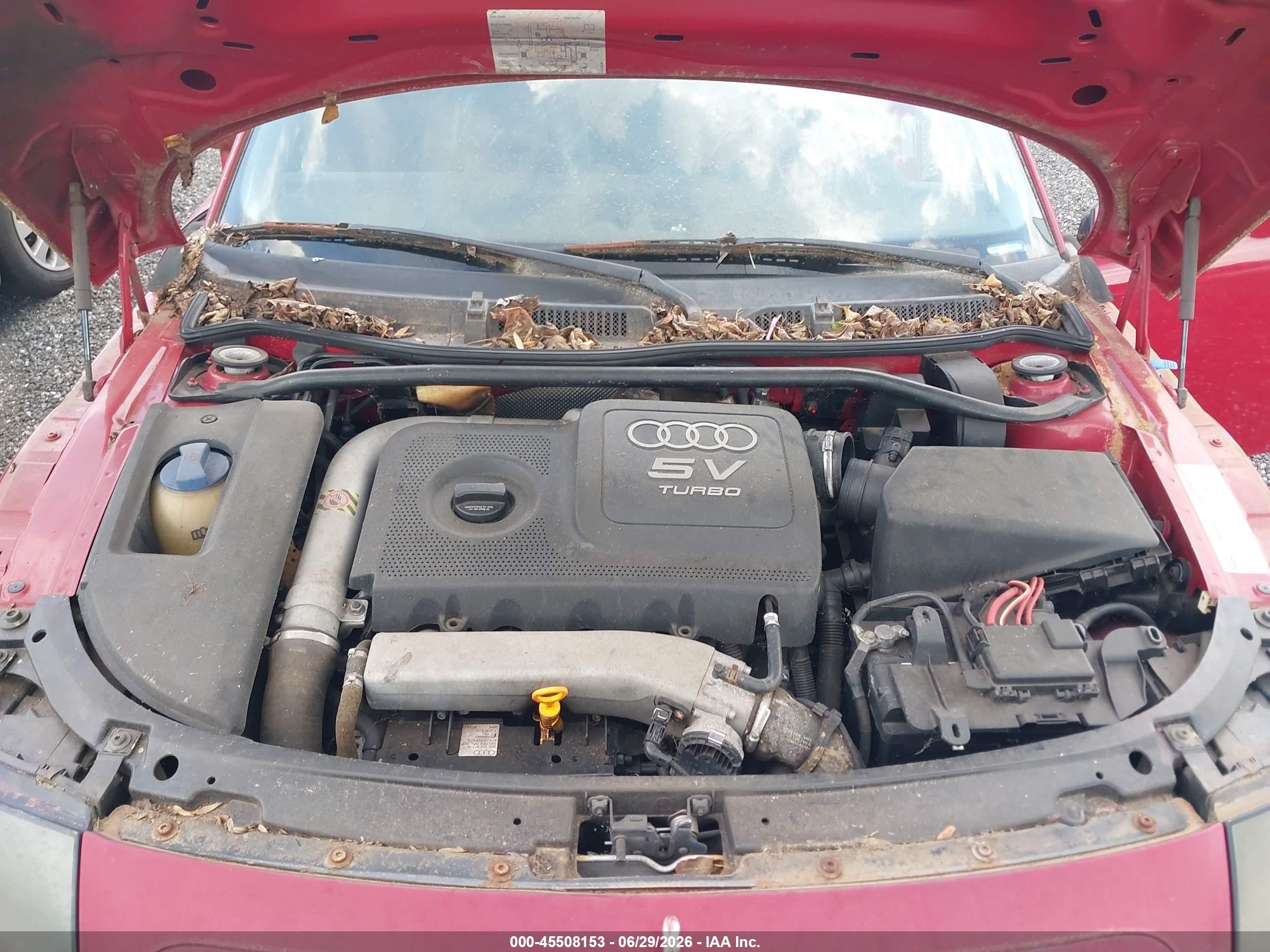 2002 Audi Tt 1.8l Red vin: TRUWT28N021015212