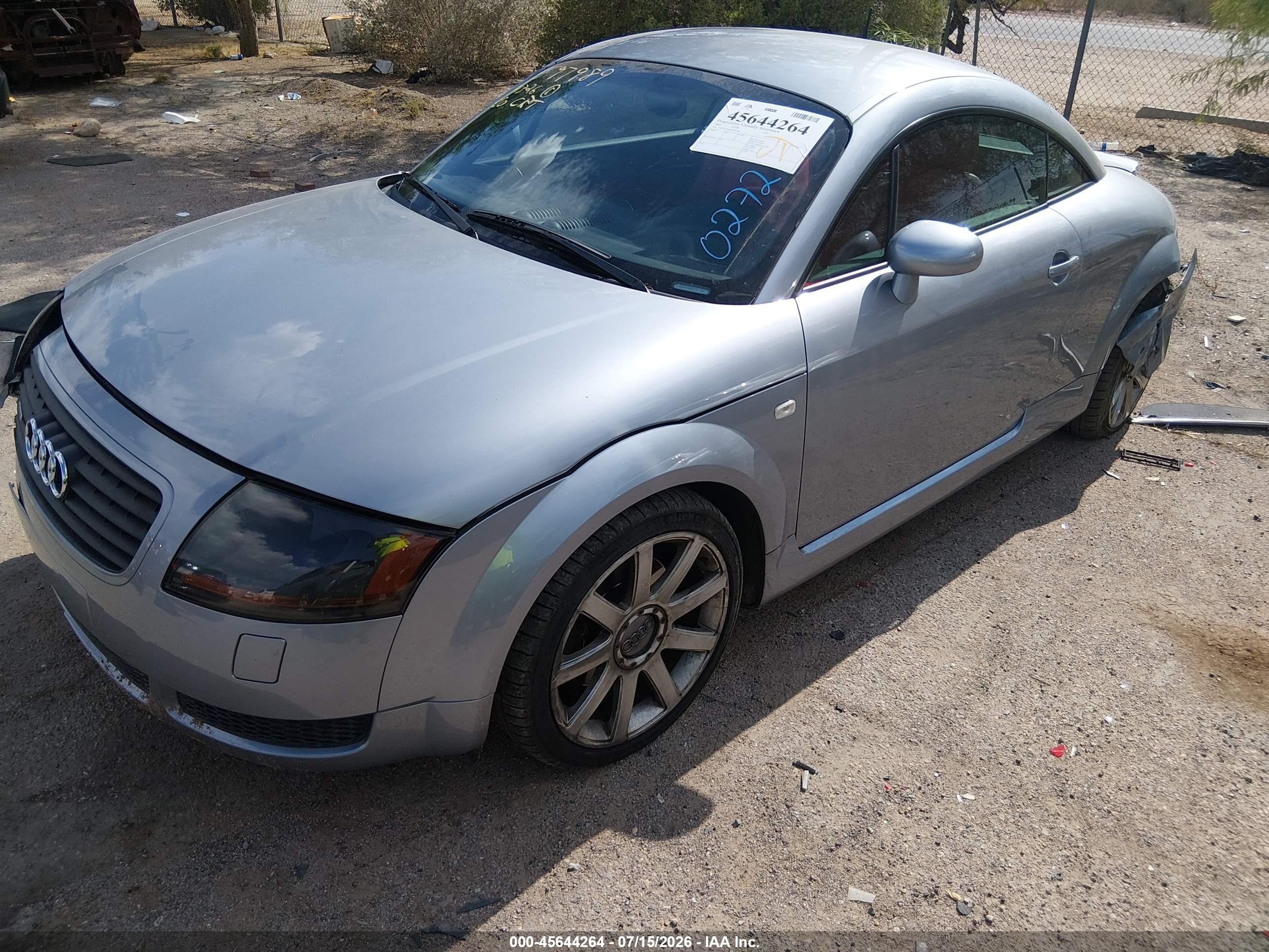2002 Audi Tt Alms Commemorative Edition Silver vin: TRUWT28N021027280