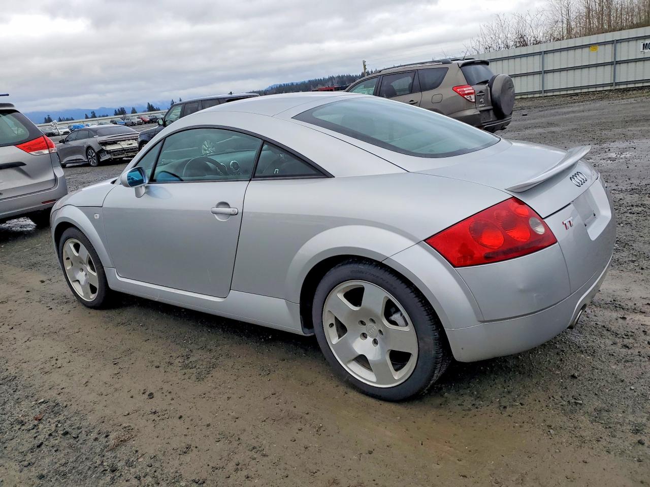 2002 Audi Tt Quattro Silver vin: TRUWT28N021037520