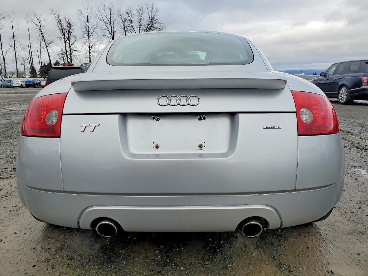 2002 Audi Tt Quattro Silver vin: TRUWT28N021037520