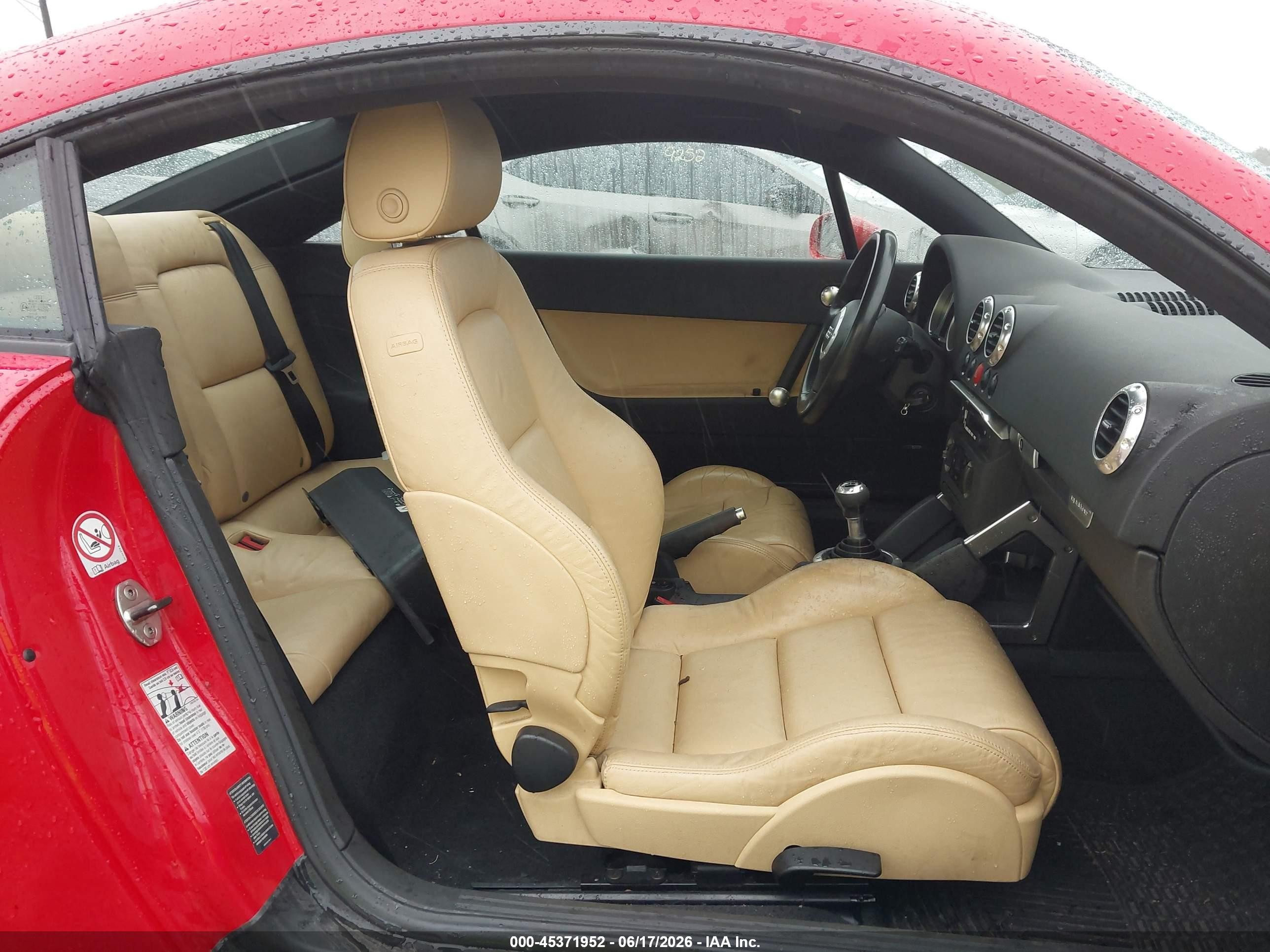 2003 Audi Tt 1.8l Red vin: TRUWT28N231017545