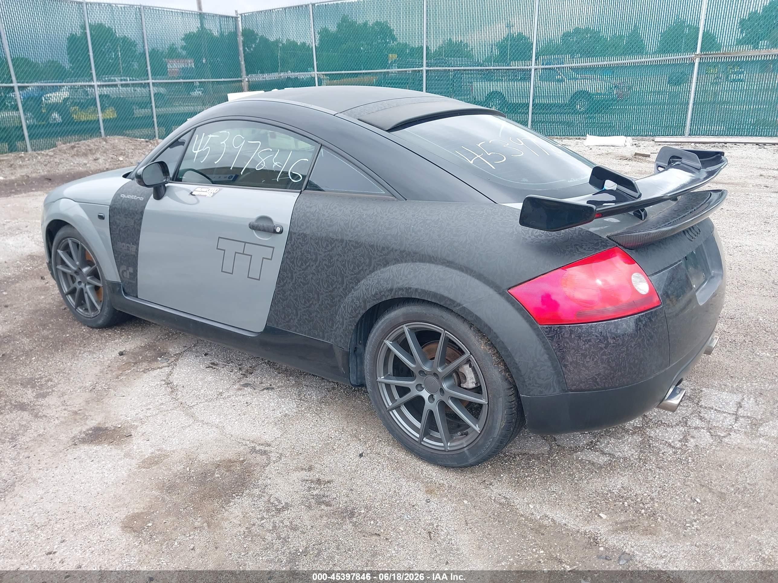 2002 Audi Tt 1.8l Черный vin: TRUWT28N321012496