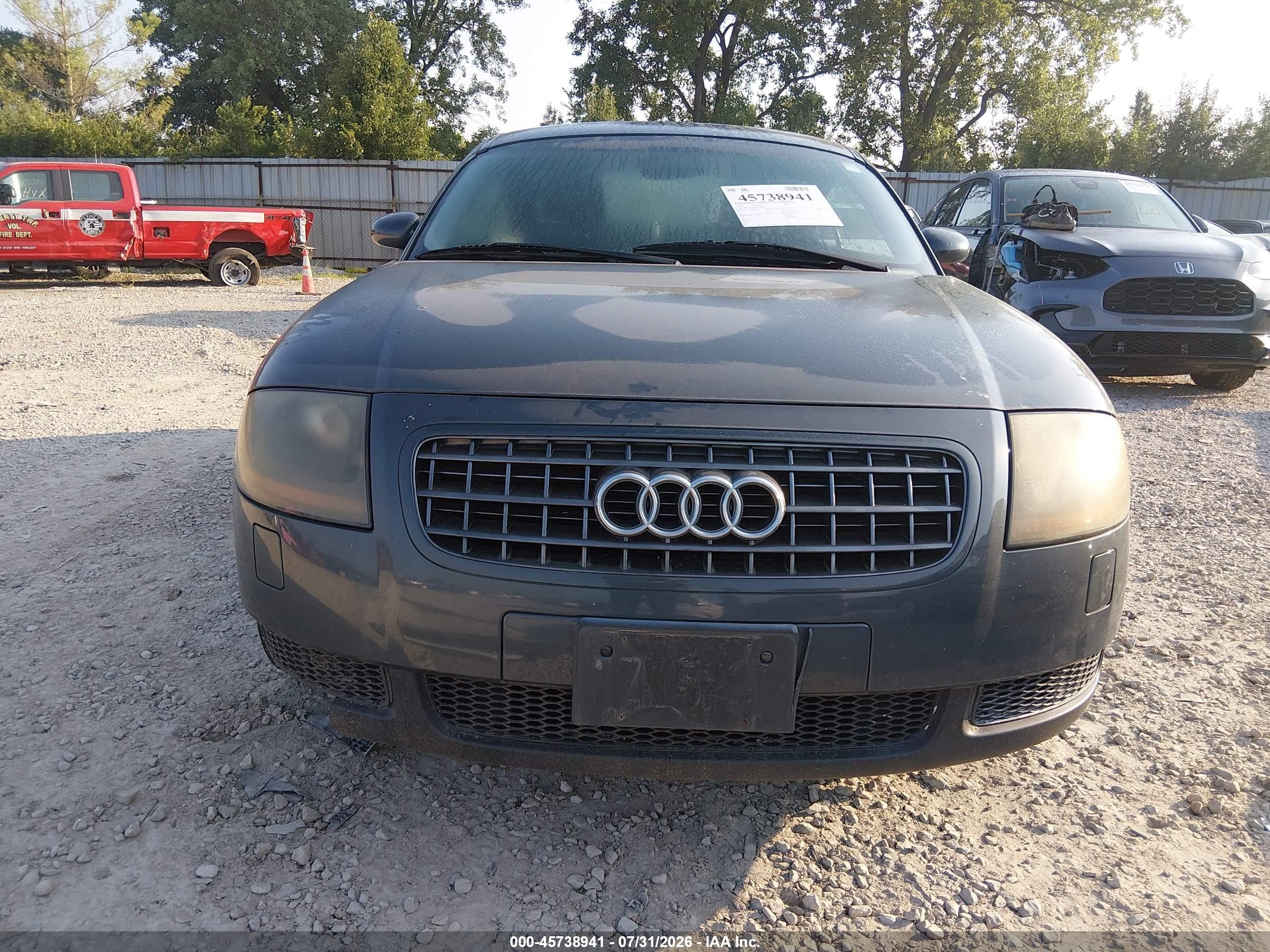 2003 Audi Tt 1.8l Gray vin: TRUWT28N431007955