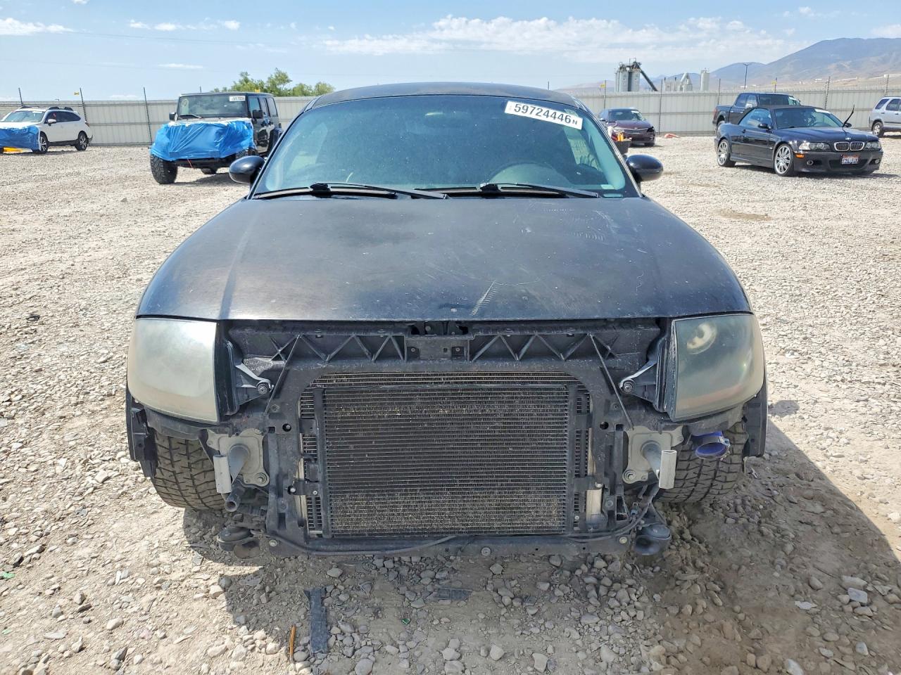 2002 Audi Tt Quattro Black vin: TRUWT28N521029557