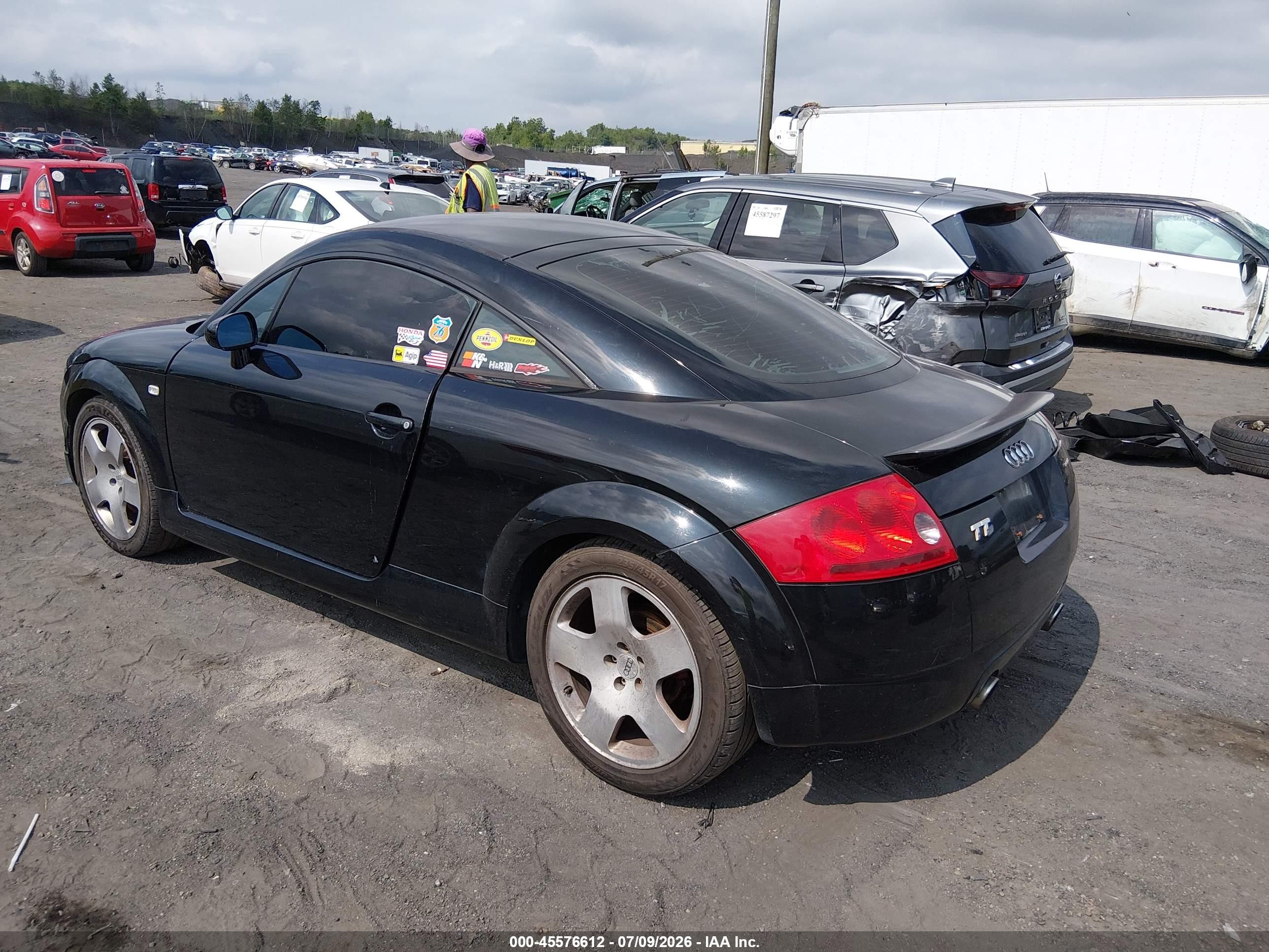 2003 Audi Tt 1.8l Black vin: TRUWT28N731012647
