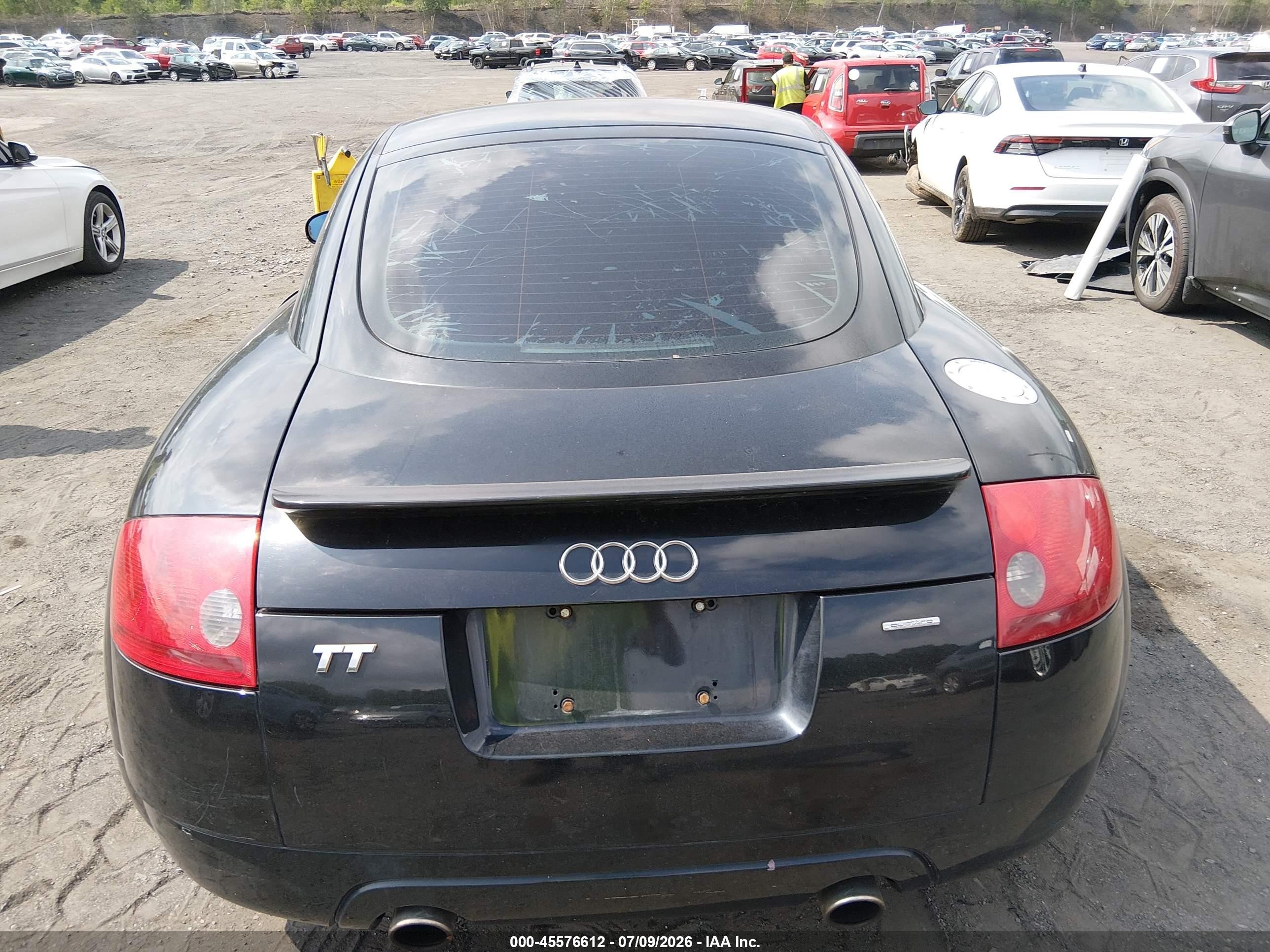 2003 Audi Tt 1.8l Black vin: TRUWT28N731012647