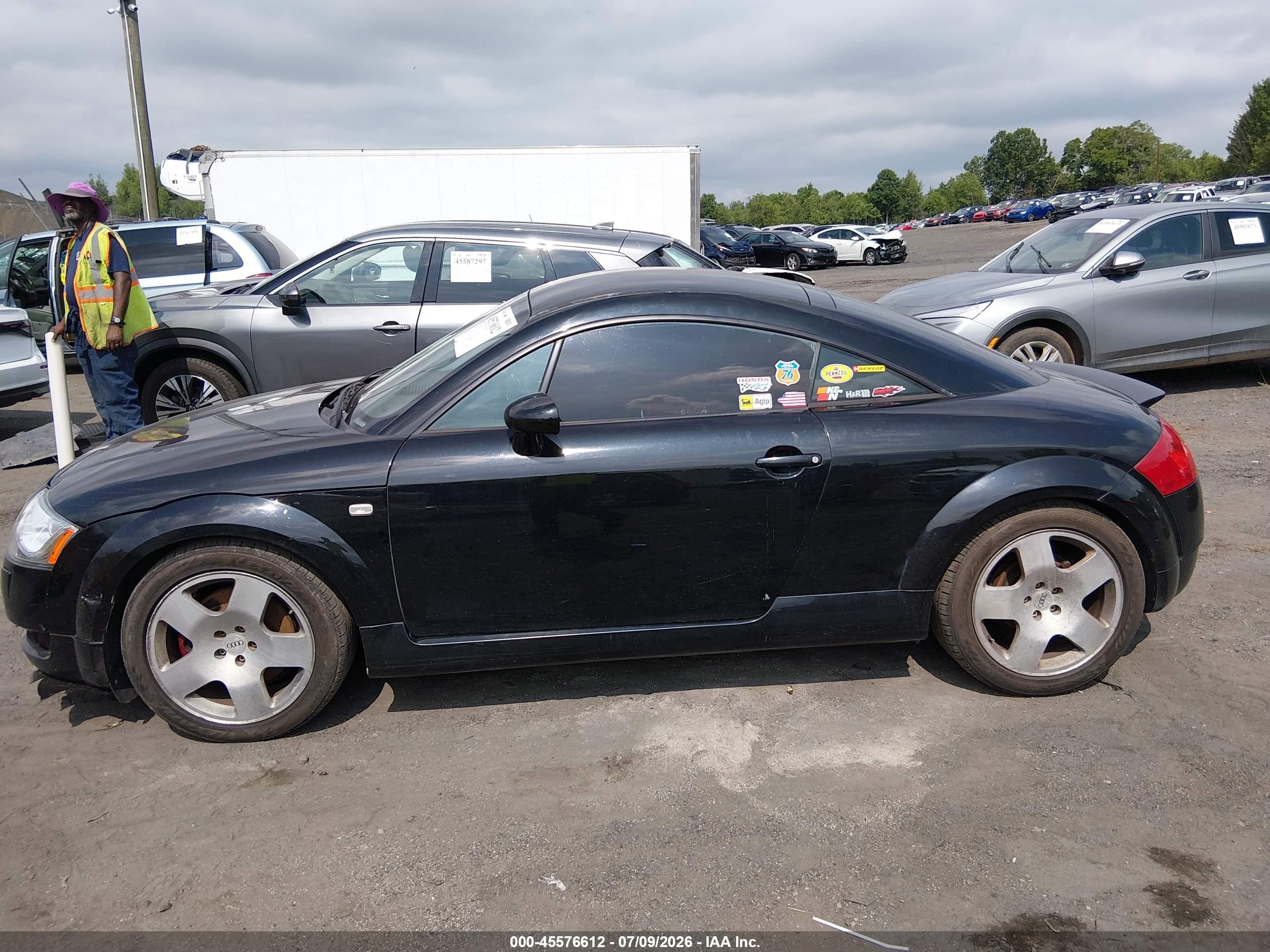2003 Audi Tt 1.8l Black vin: TRUWT28N731012647