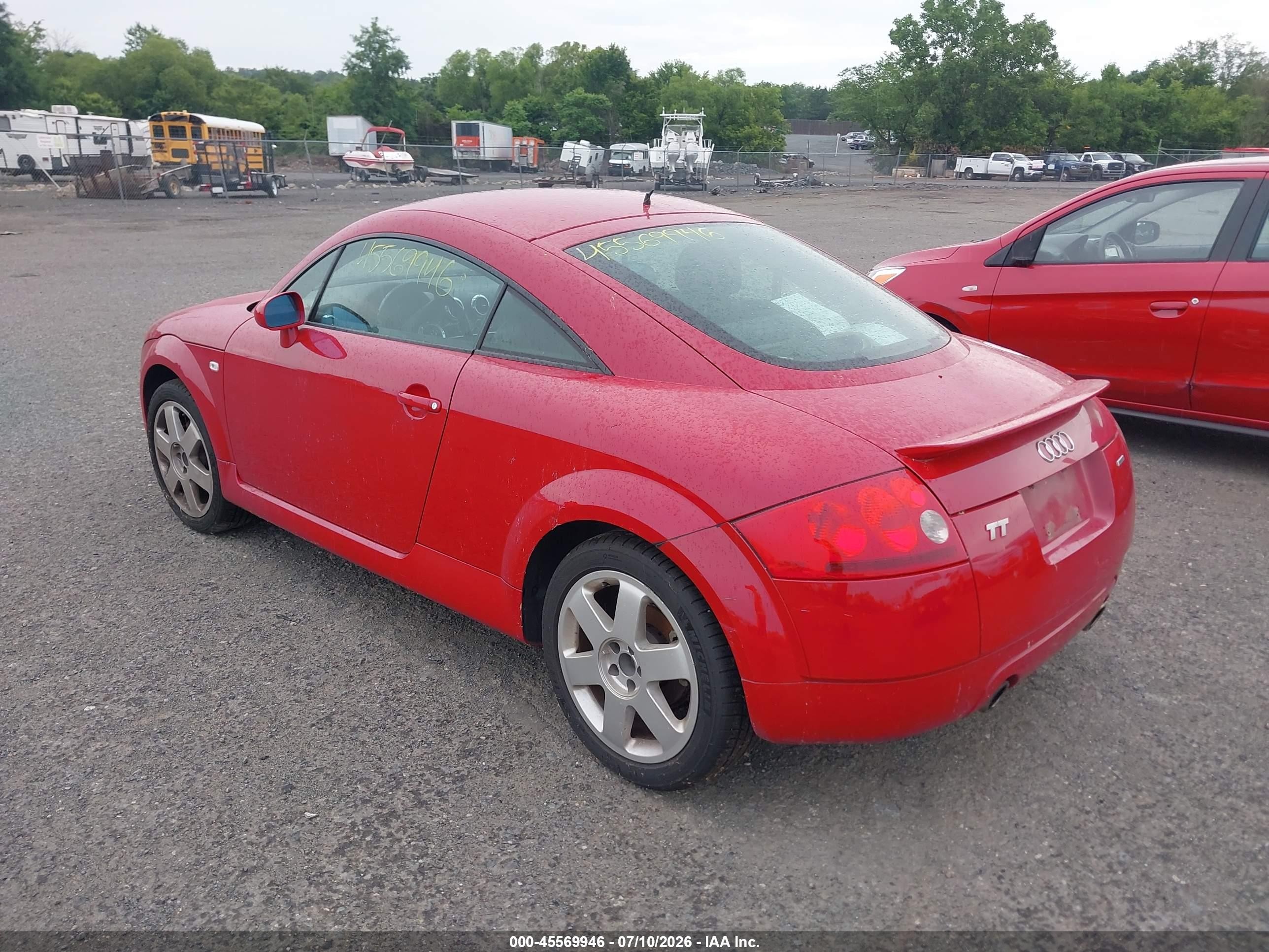 2001 Audi Tt   Красный vin: TRUWT28N911034758