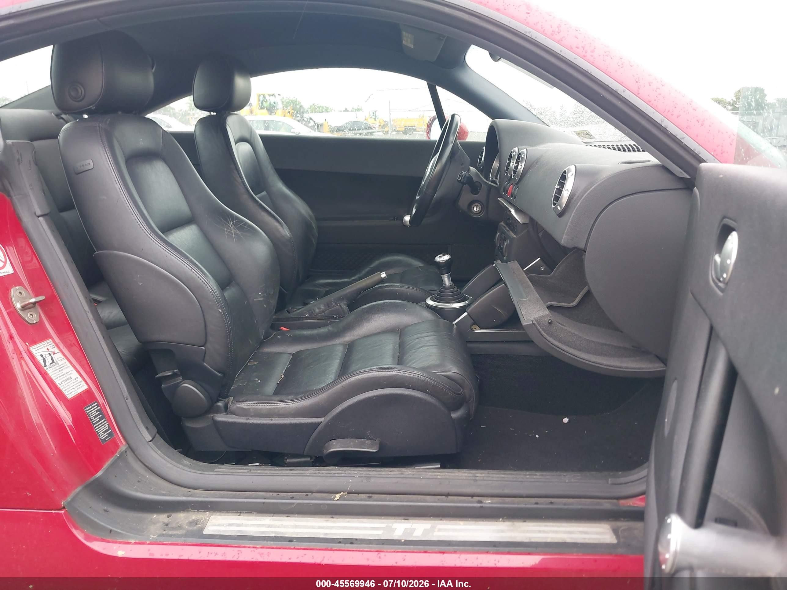 2001 Audi Tt   Красный vin: TRUWT28N911034758