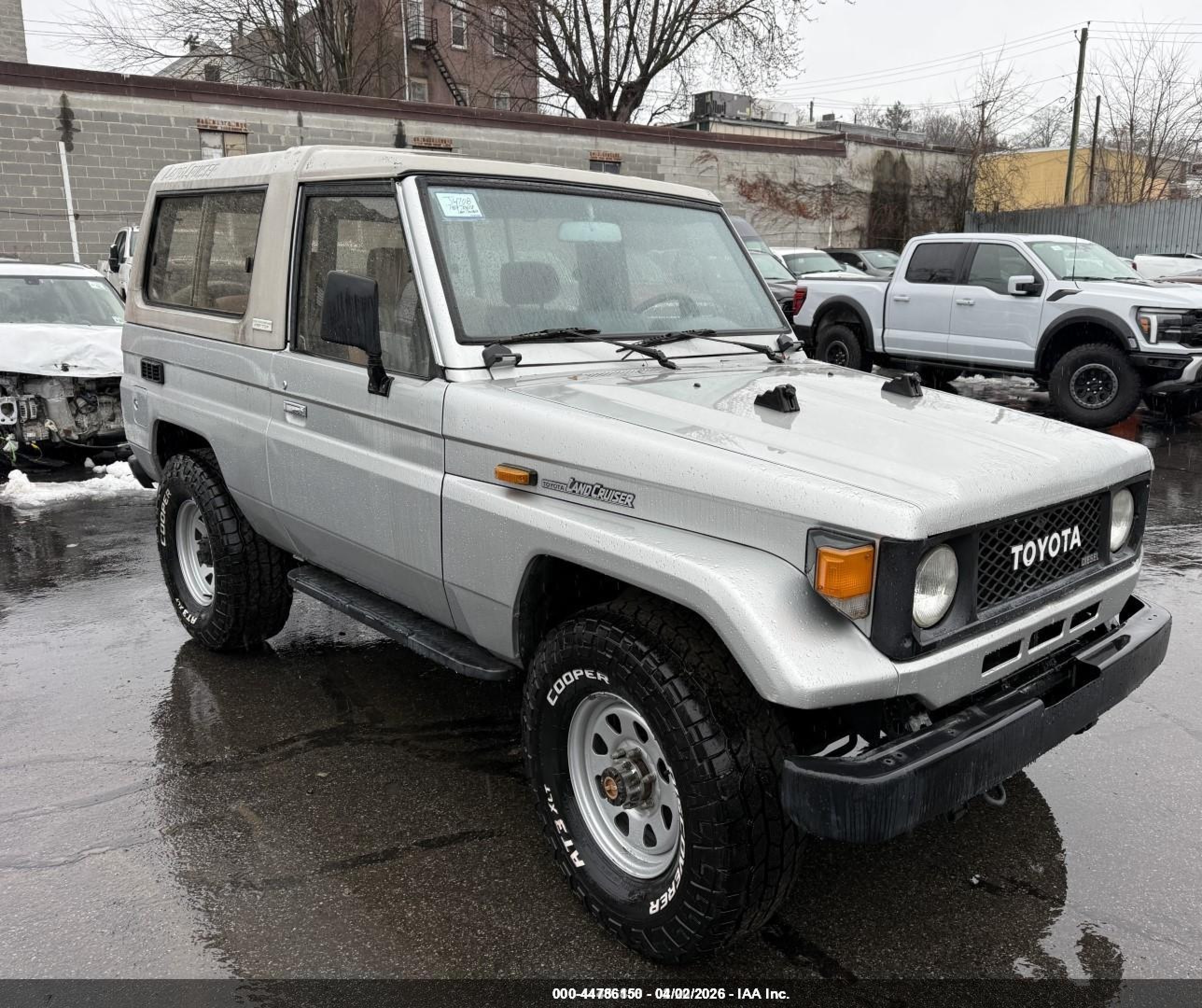 1989 Toyota Landcruiser   Gray vin: TW0V0BJ7309502733