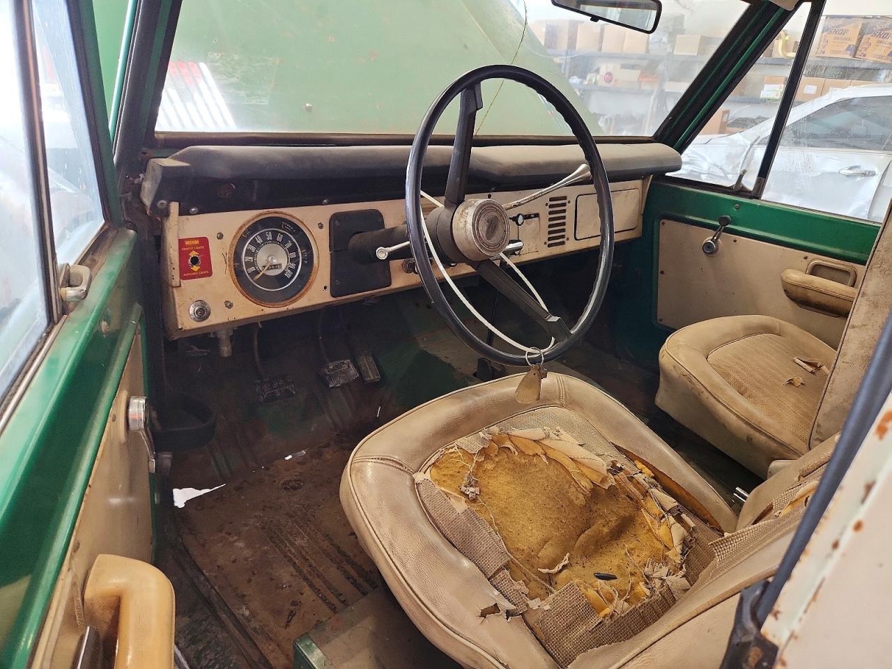 1971 Ford Bronco Зеленый vin: U15GLJ90643