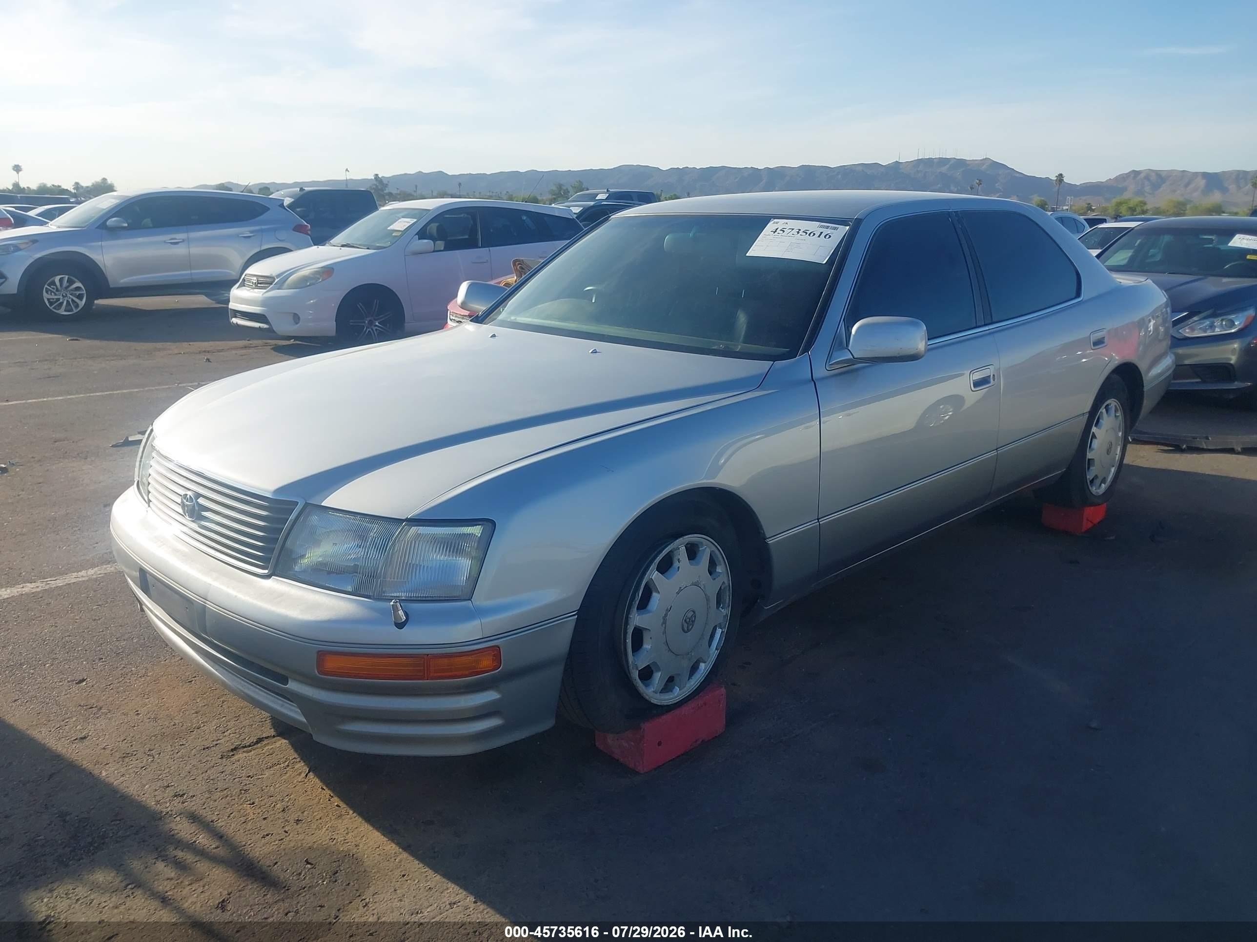 1997 Toyota Celsior Silver vin: UCF210062432