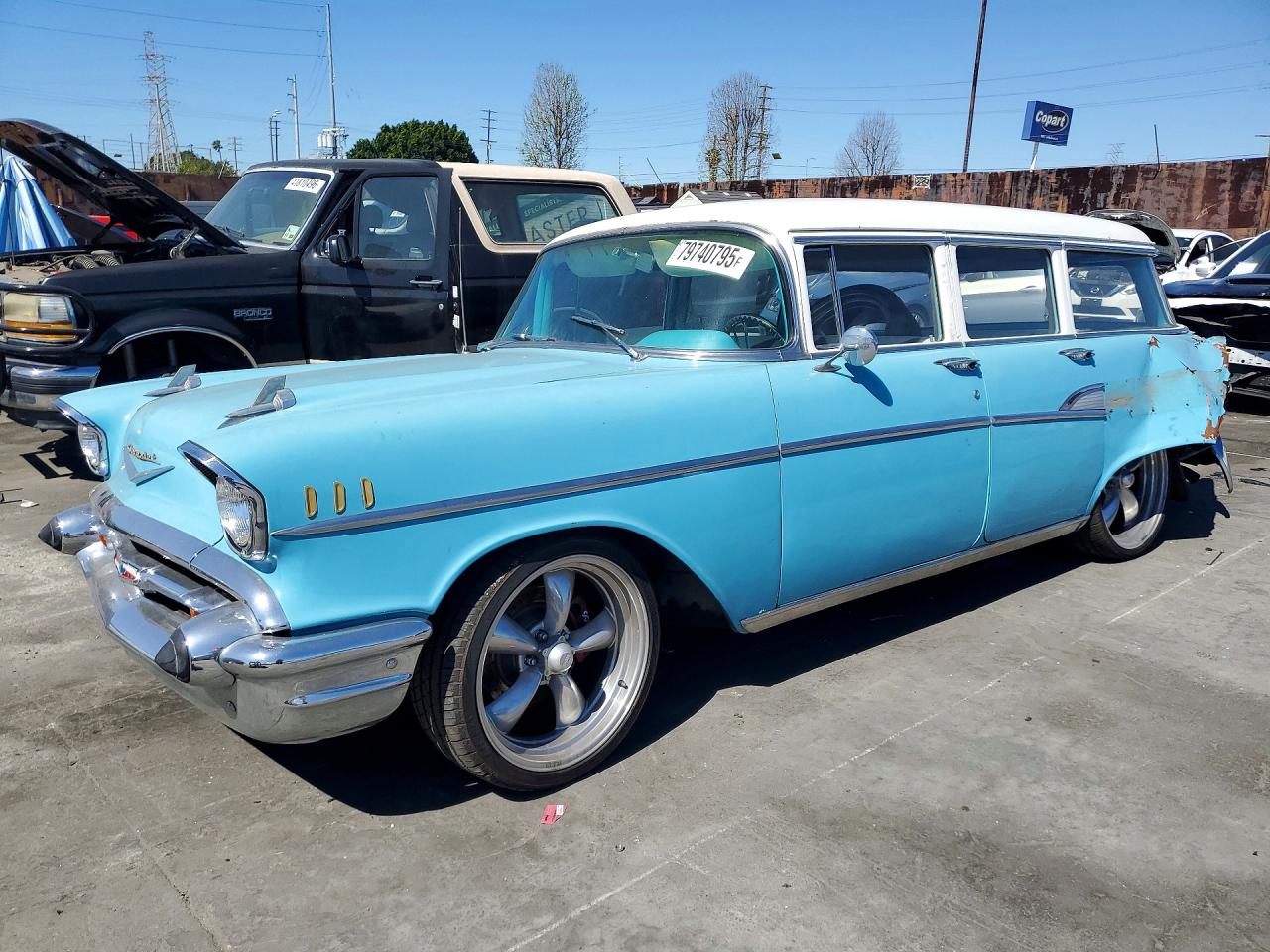 1957 Chevrolet Bel Air Бирюзовый vin: VB57L162260