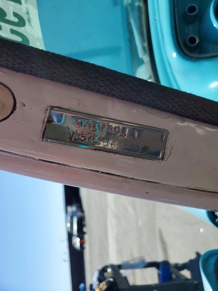 1957 Chevrolet Bel Air Бирюзовый vin: VB57L162260