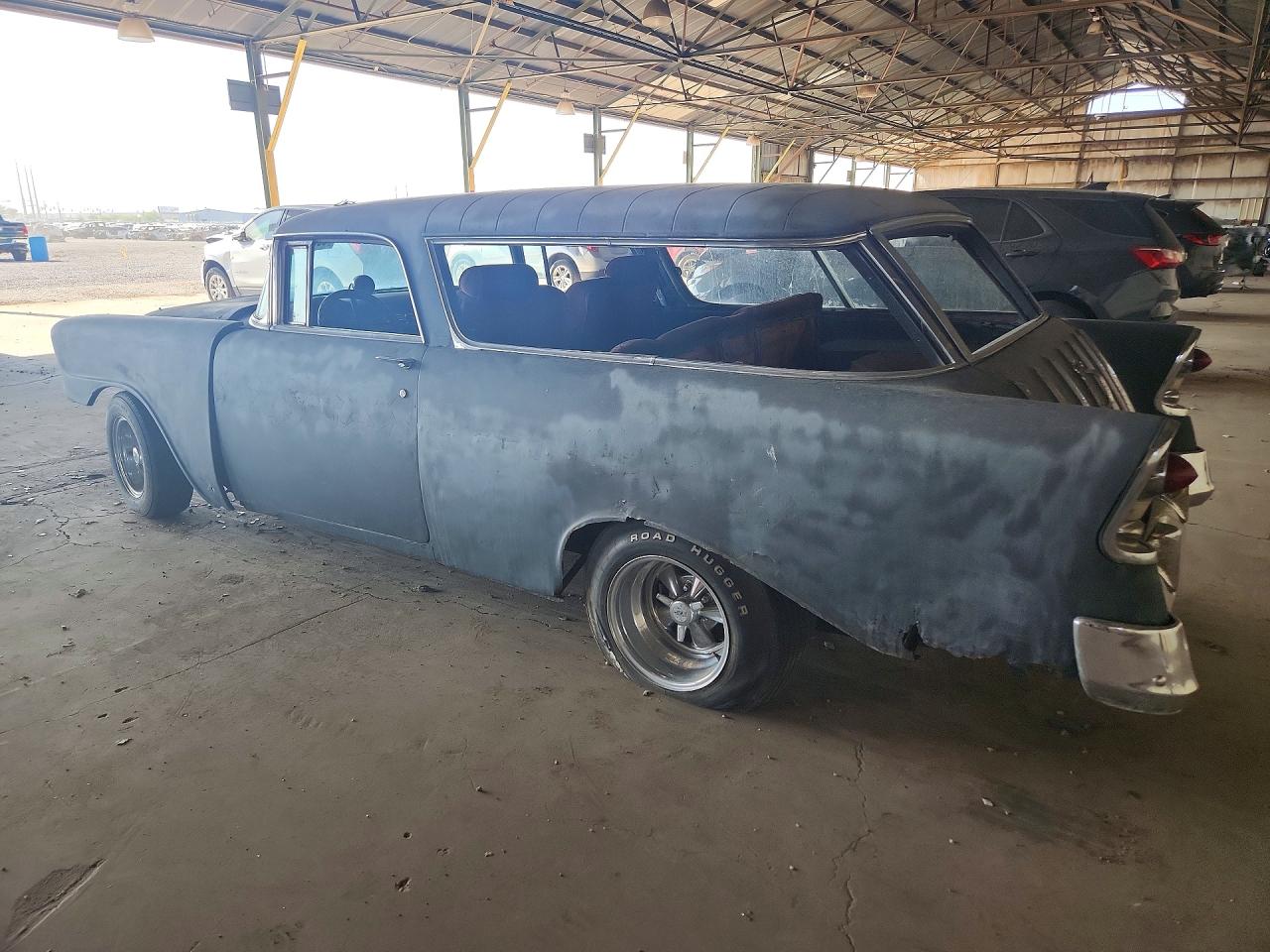 1956 Chevrolet Nomad Black vin: VC56F172683
