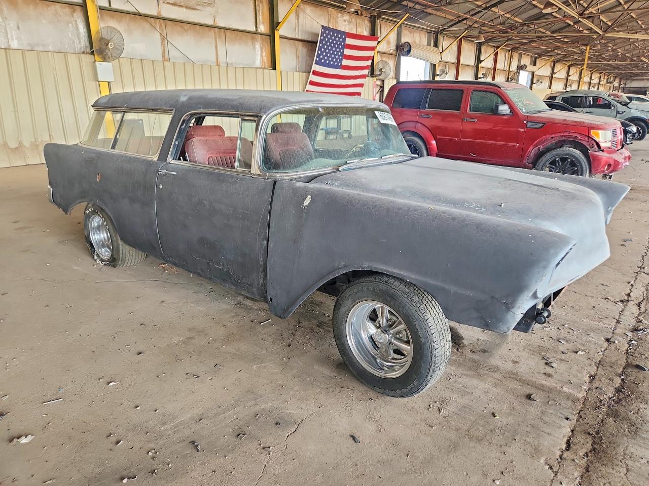1956 Chevrolet Nomad Black vin: VC56F172683