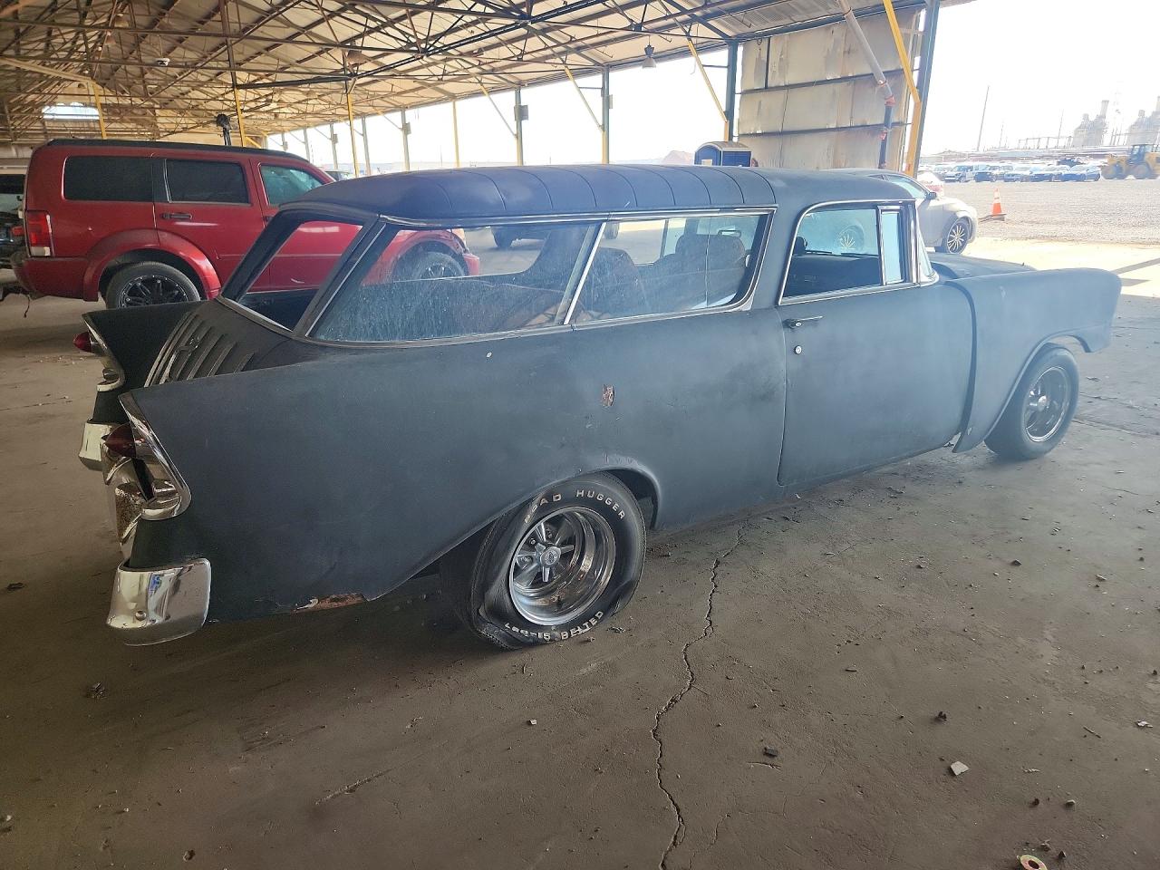 1956 Chevrolet Nomad Black vin: VC56F172683