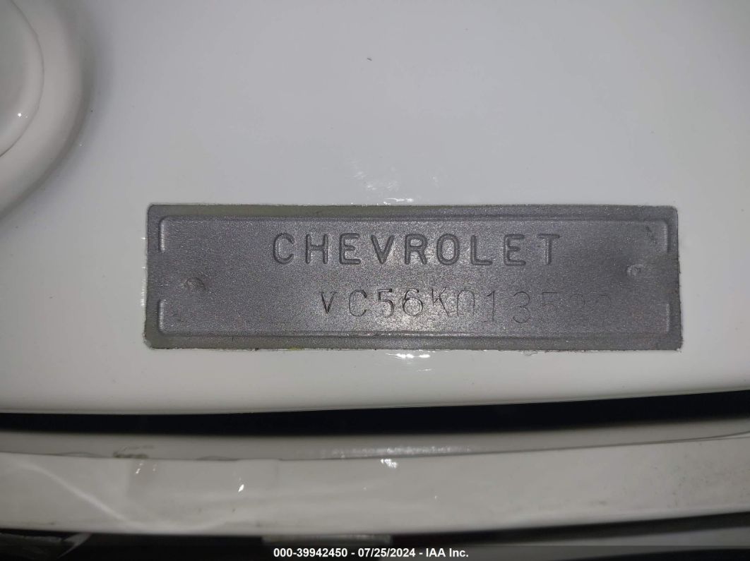 1956 Chevrolet Bel Air   White vin: VC56K013522      
