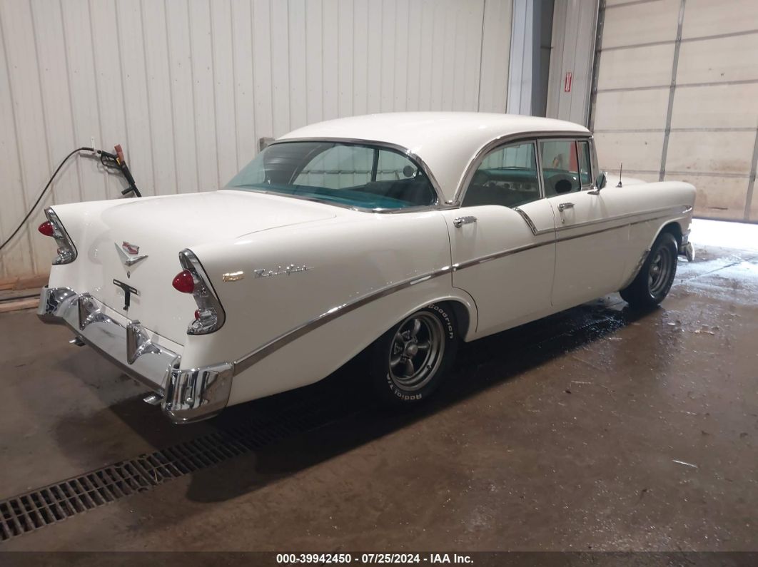 1956 Chevrolet Bel Air   White vin: VC56K013522      