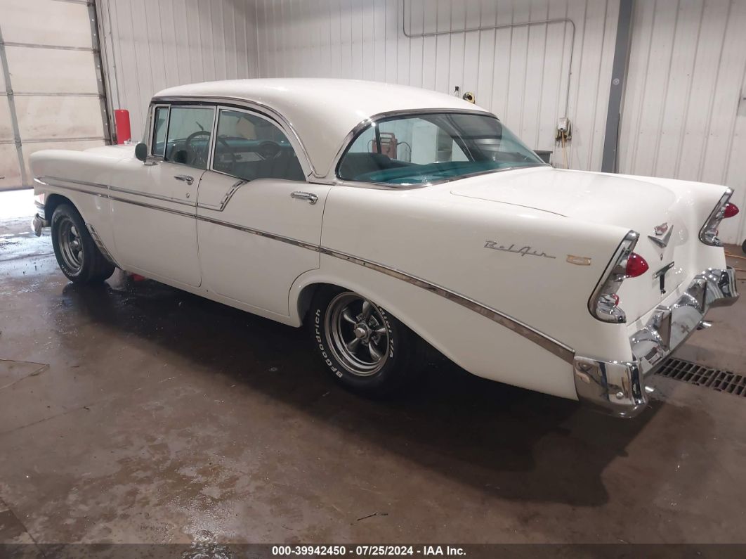 1956 Chevrolet Bel Air   White vin: VC56K013522      