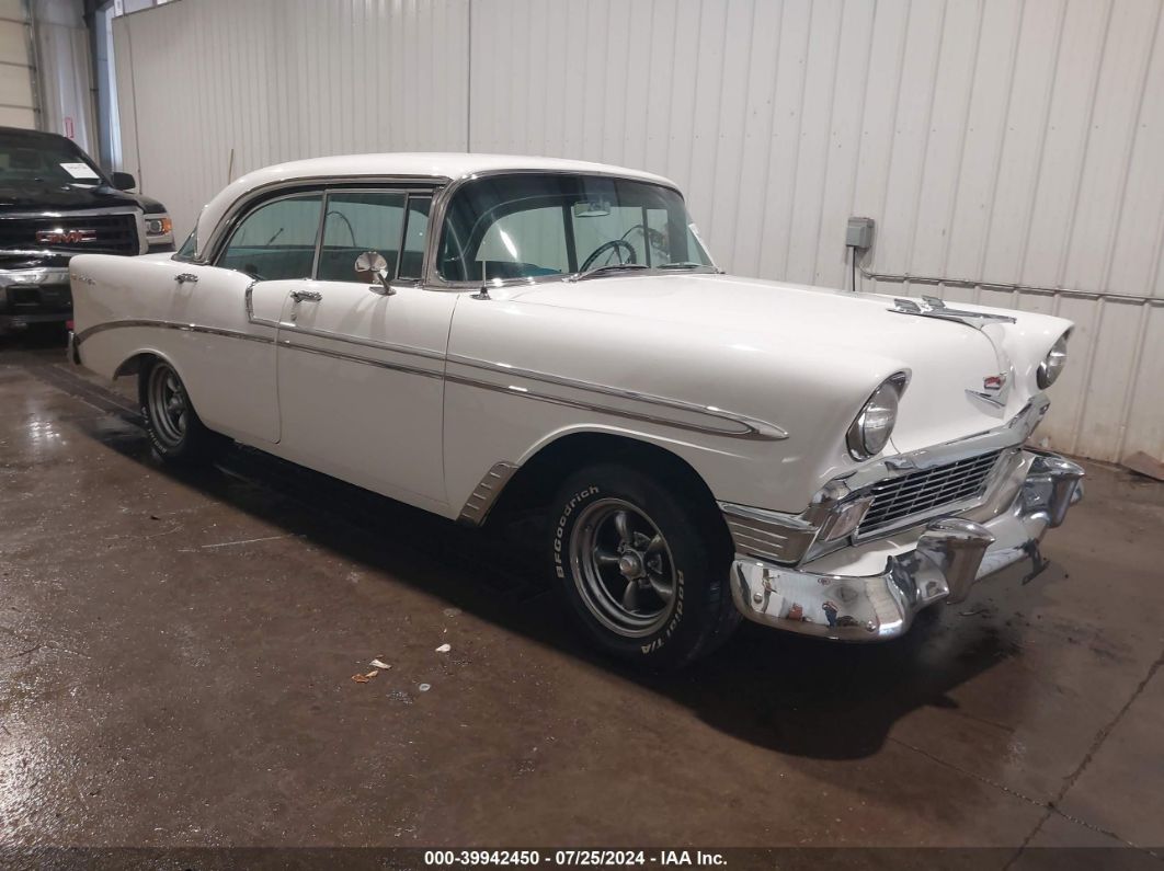 1956 Chevrolet Bel Air   White vin: VC56K013522      