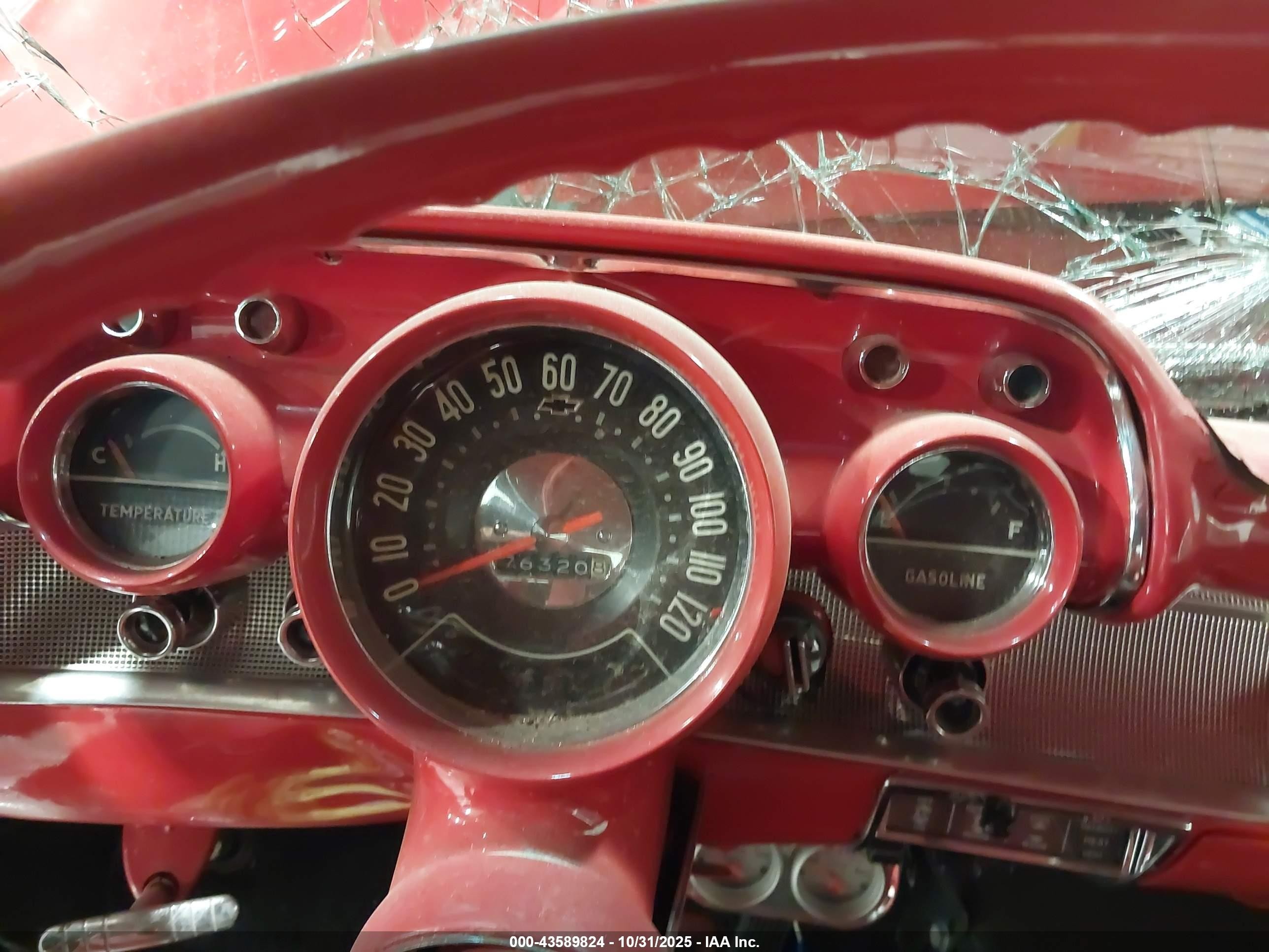 1957 Chevrolet Bel Air   Красный vin: VC57K104203      