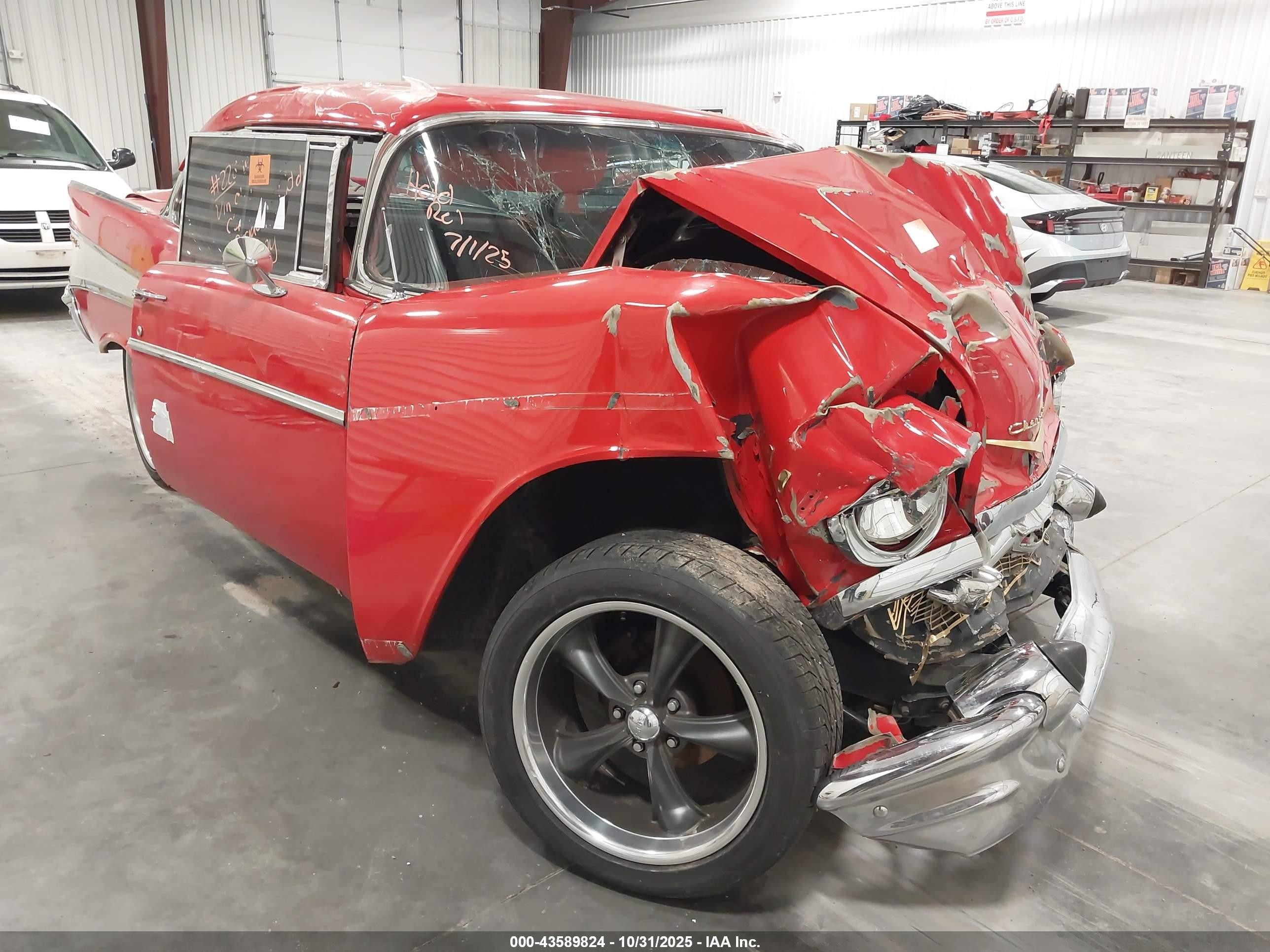 1957 Chevrolet Bel Air   Красный vin: VC57K104203      