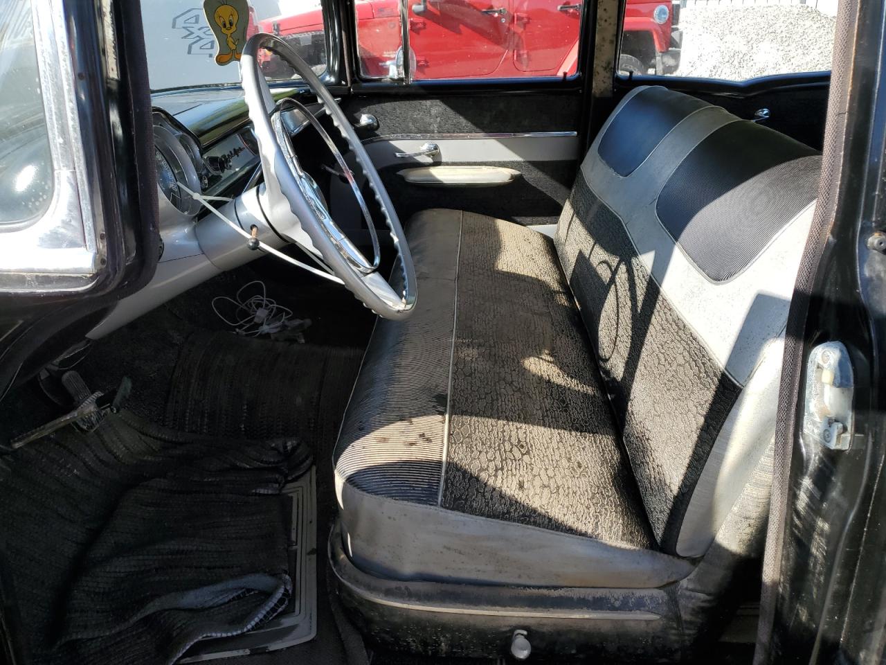 1957 Chevrolet Belair   Black vin: VC57N178816