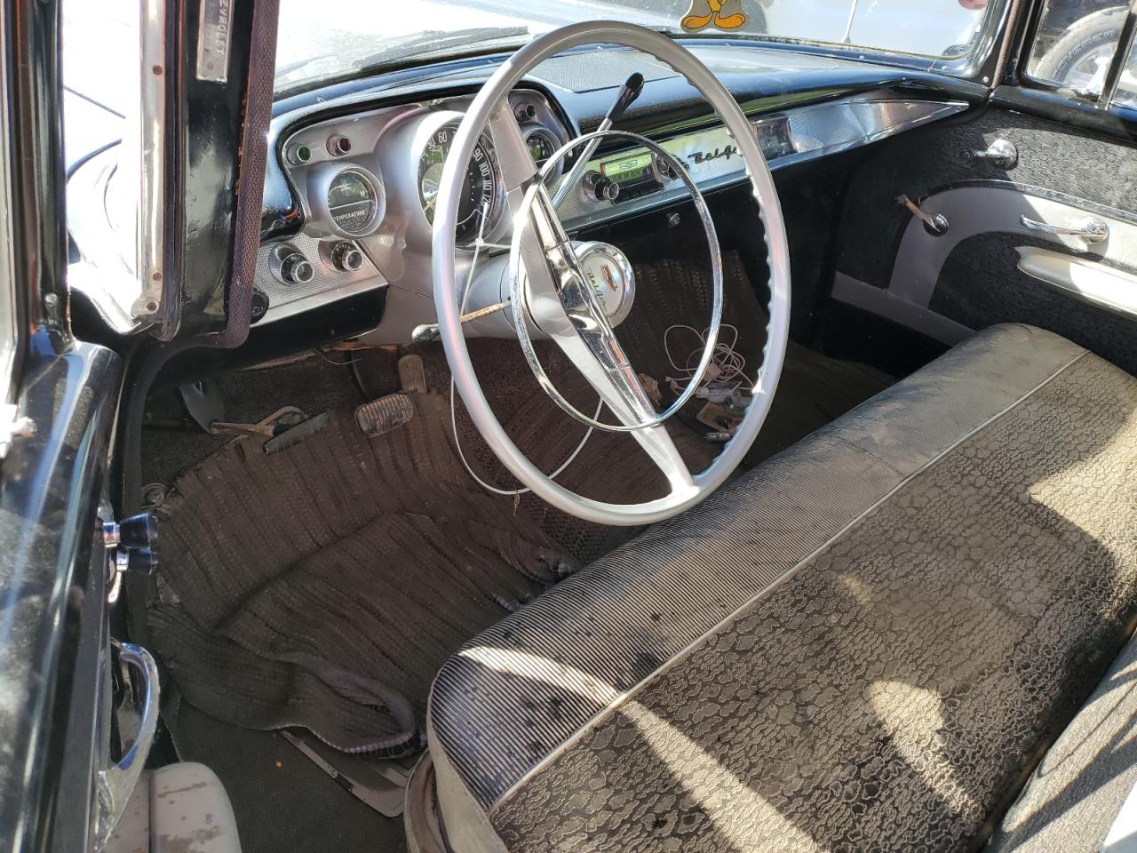 1957 Chevrolet Belair   Black vin: VC57N178816