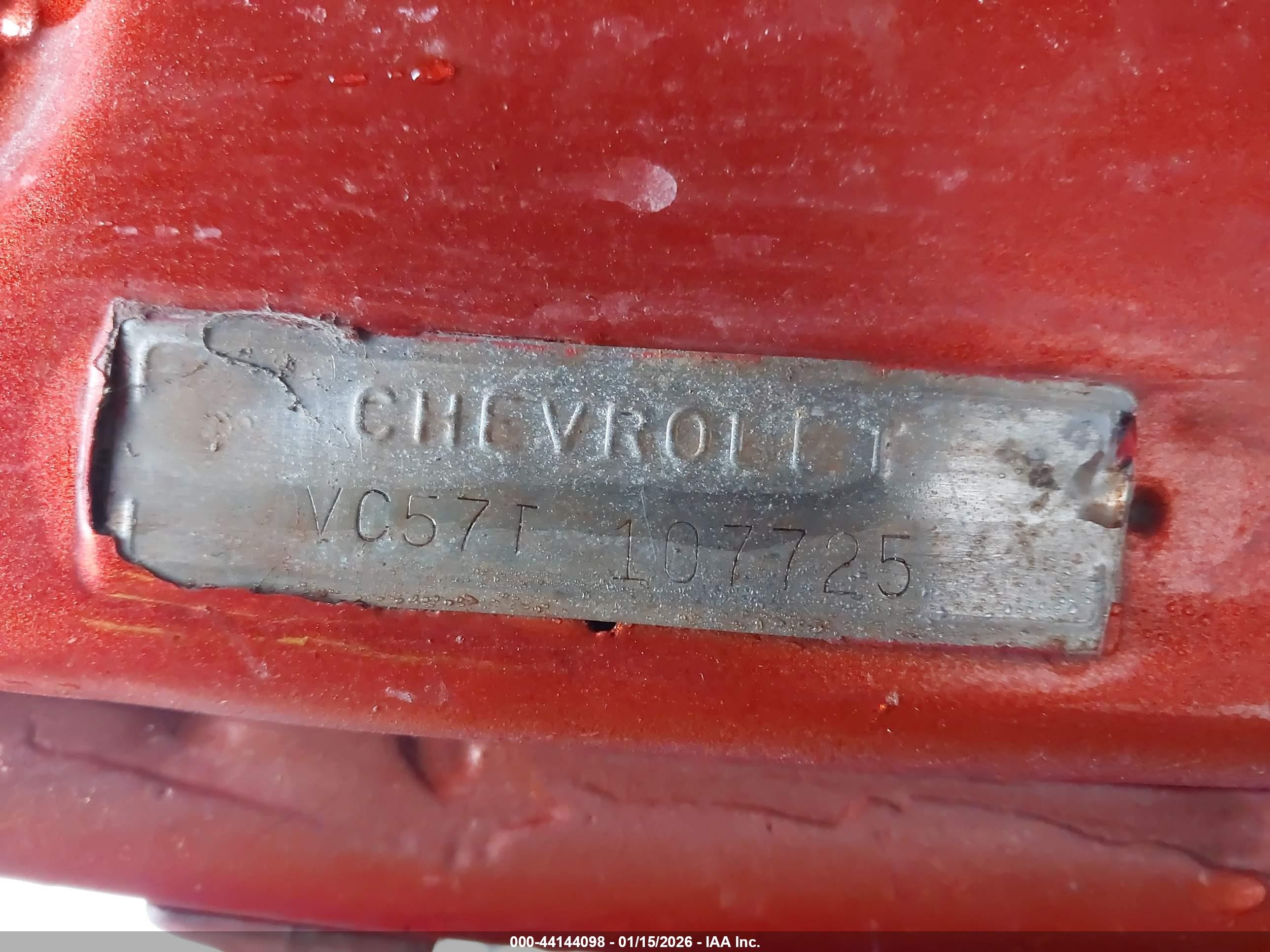 1957 Chevrolet Other   Оранжевый vin: VC57T107725      