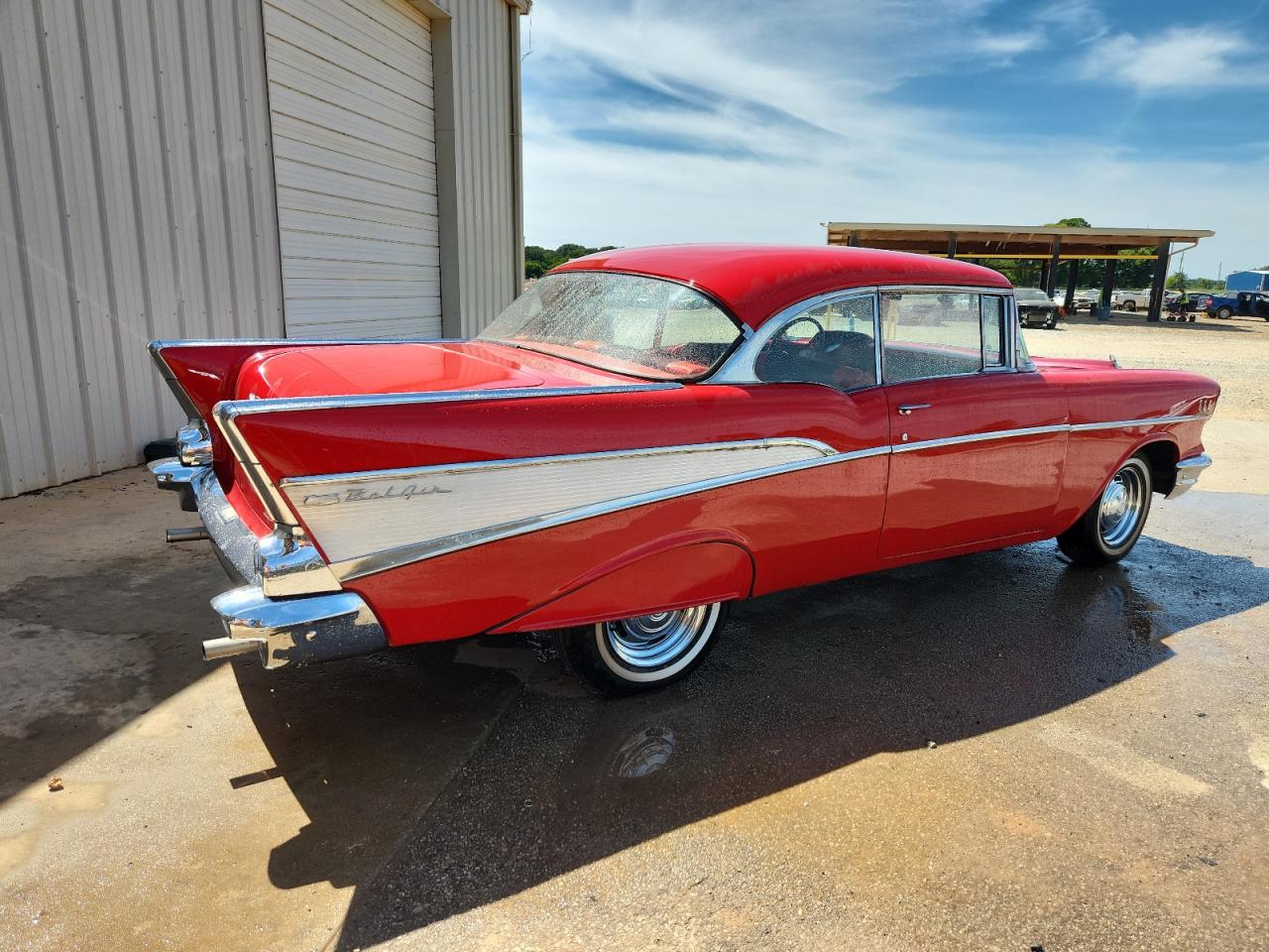 1957 Chevrolet Belair Красный vin: VC5TT186508