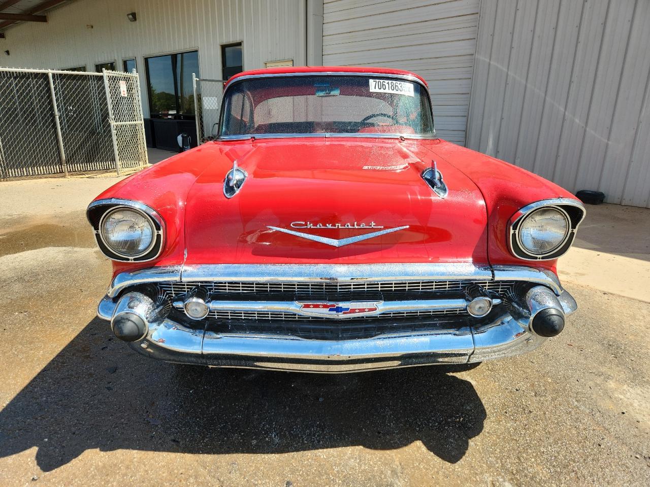 1957 Chevrolet Belair Красный vin: VC5TT186508