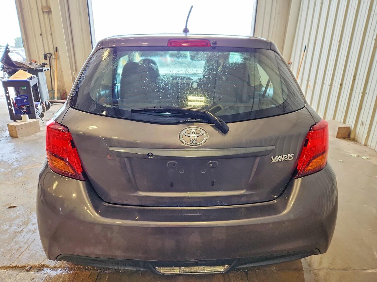 2015 Toyota Yaris 3-door L Gray vin: VNKJTUD32FA021742